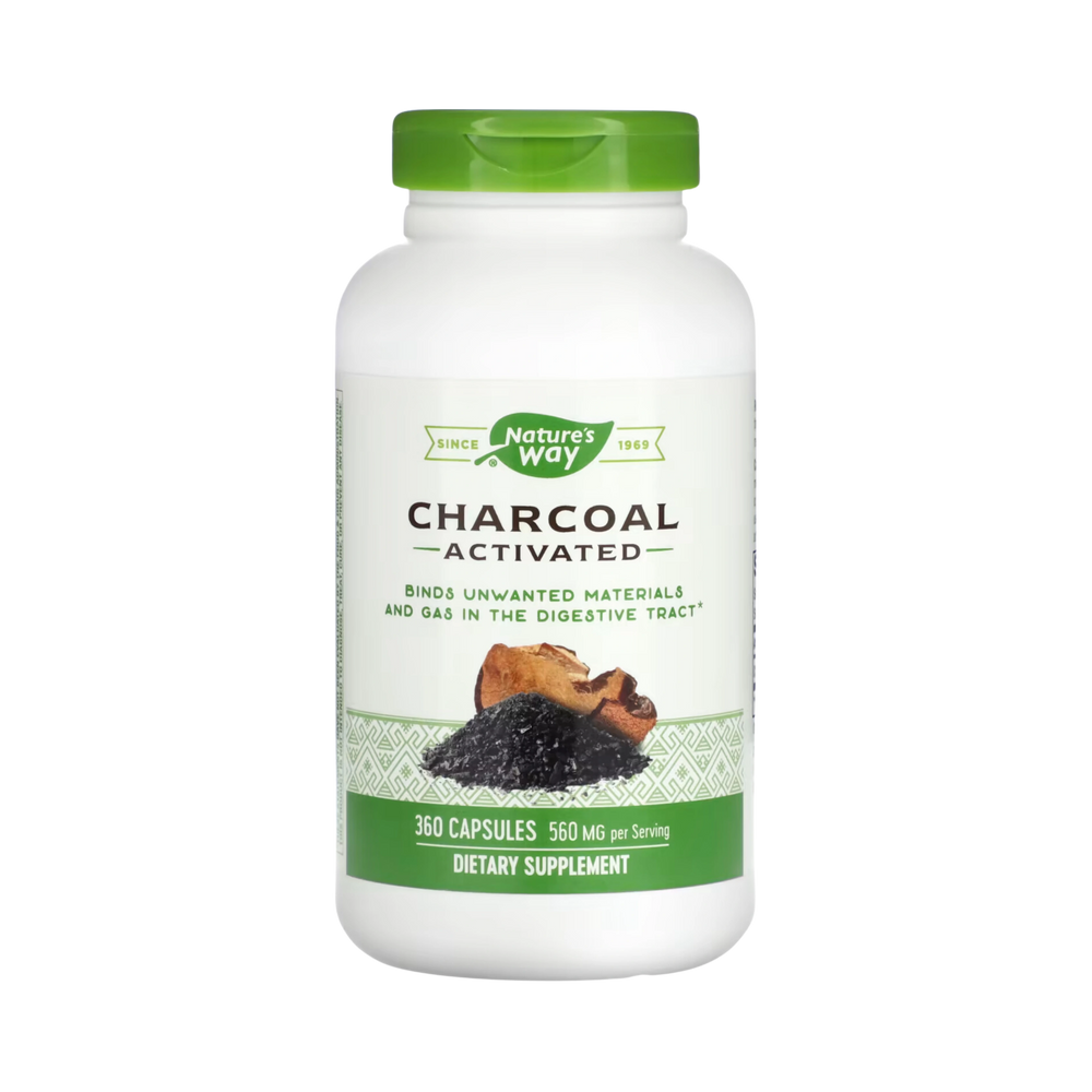 Nature's Way, Activated Charcoal, 360 Capsules
