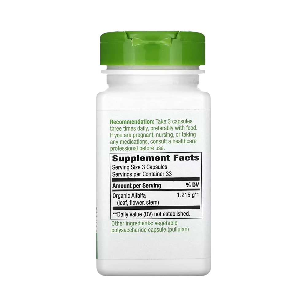 Nature's Way, Alfalfa, 100 Capsules