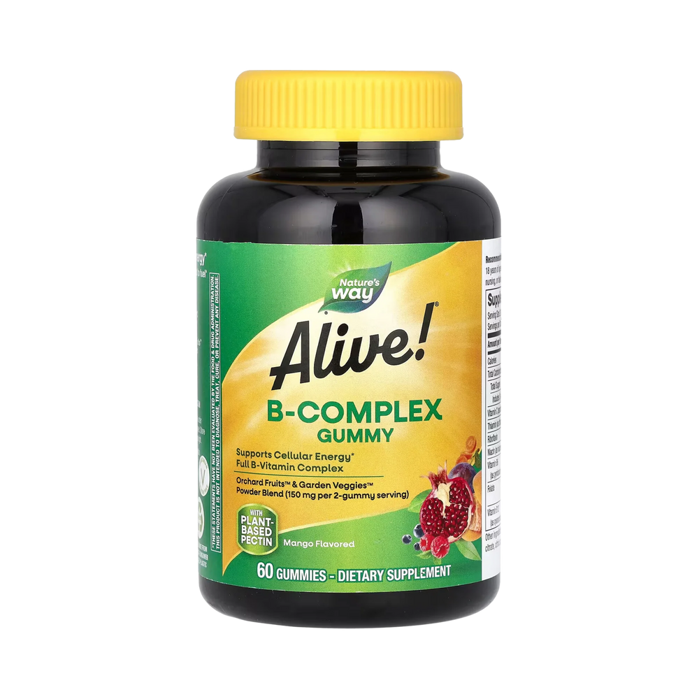 Nature's Way, Alive! B-Complex Gummies, 60 Gummies