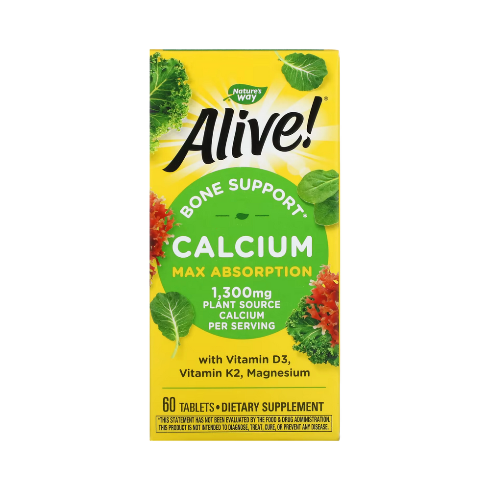 Nature's Way,  Alive! Calcium Formula, 60 Tablets