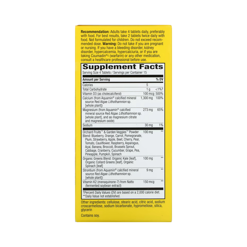 Nature's Way,  Alive! Calcium Formula, 60 Tablets