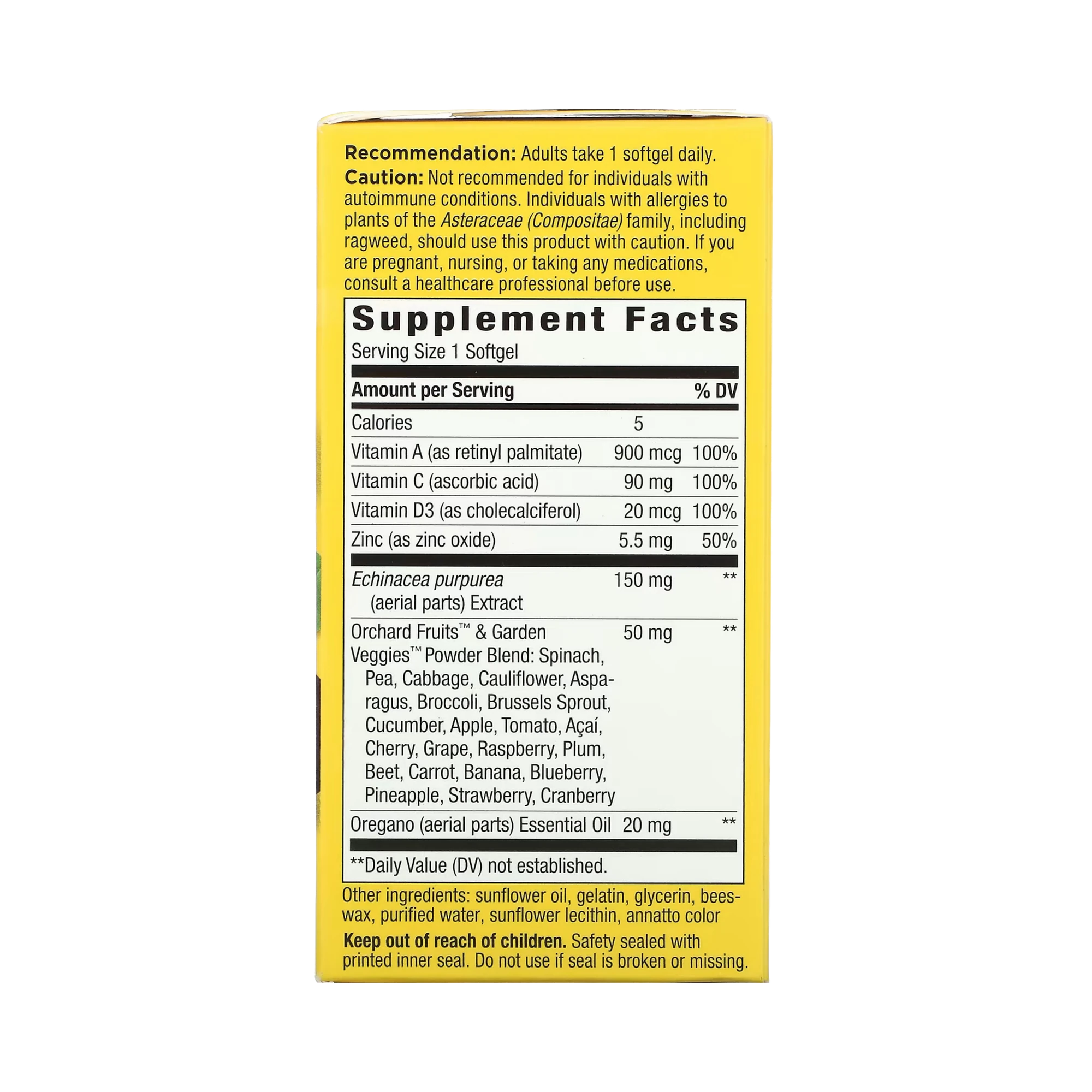 Nature's Way, Alive! Everyday Immune Health, 30 Softgels