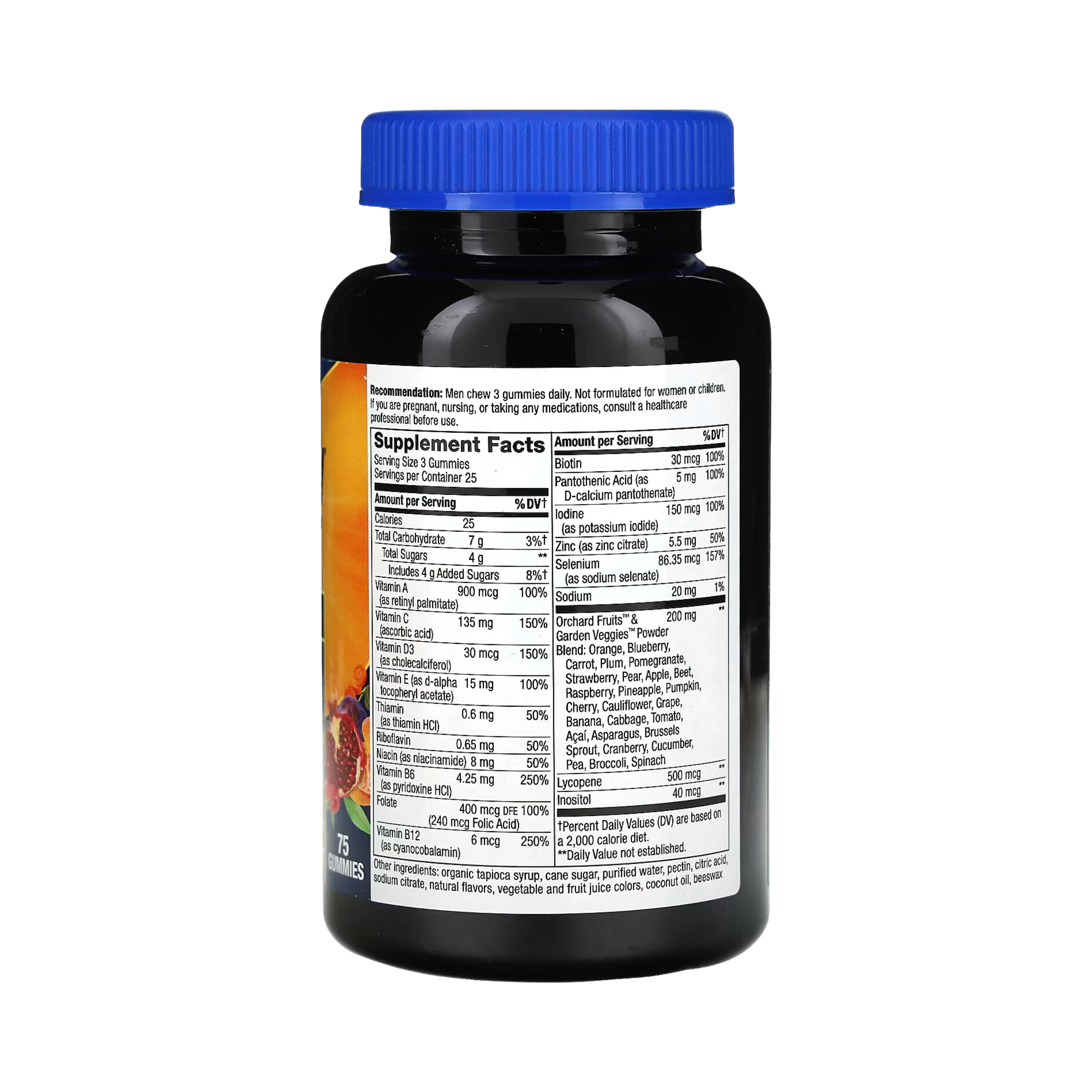 Nature's Way, Alive! Premium Men’s Gummies Multivitamin, 75 Capsules