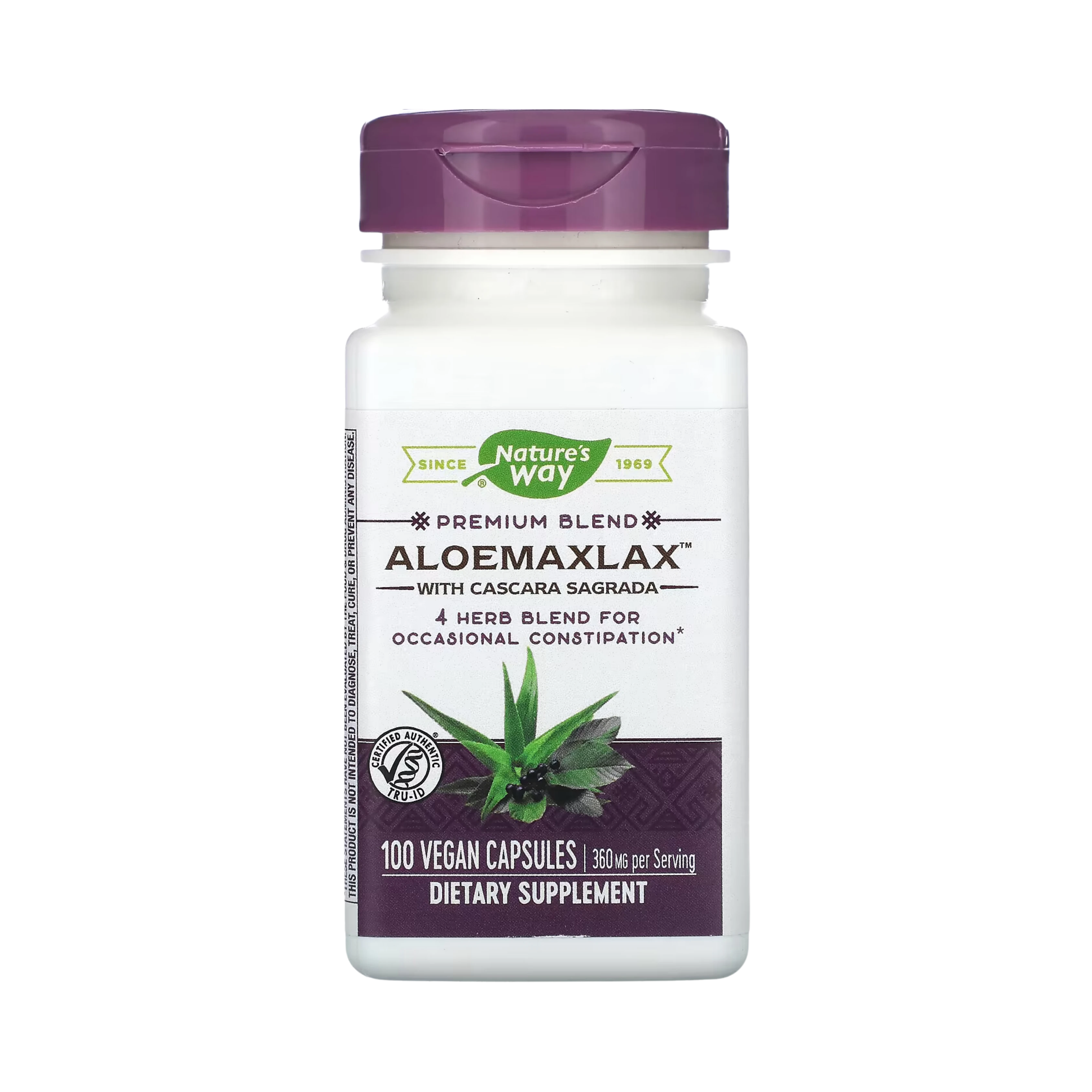 Nature's Way, AloeMaxLax, 100 Capsules