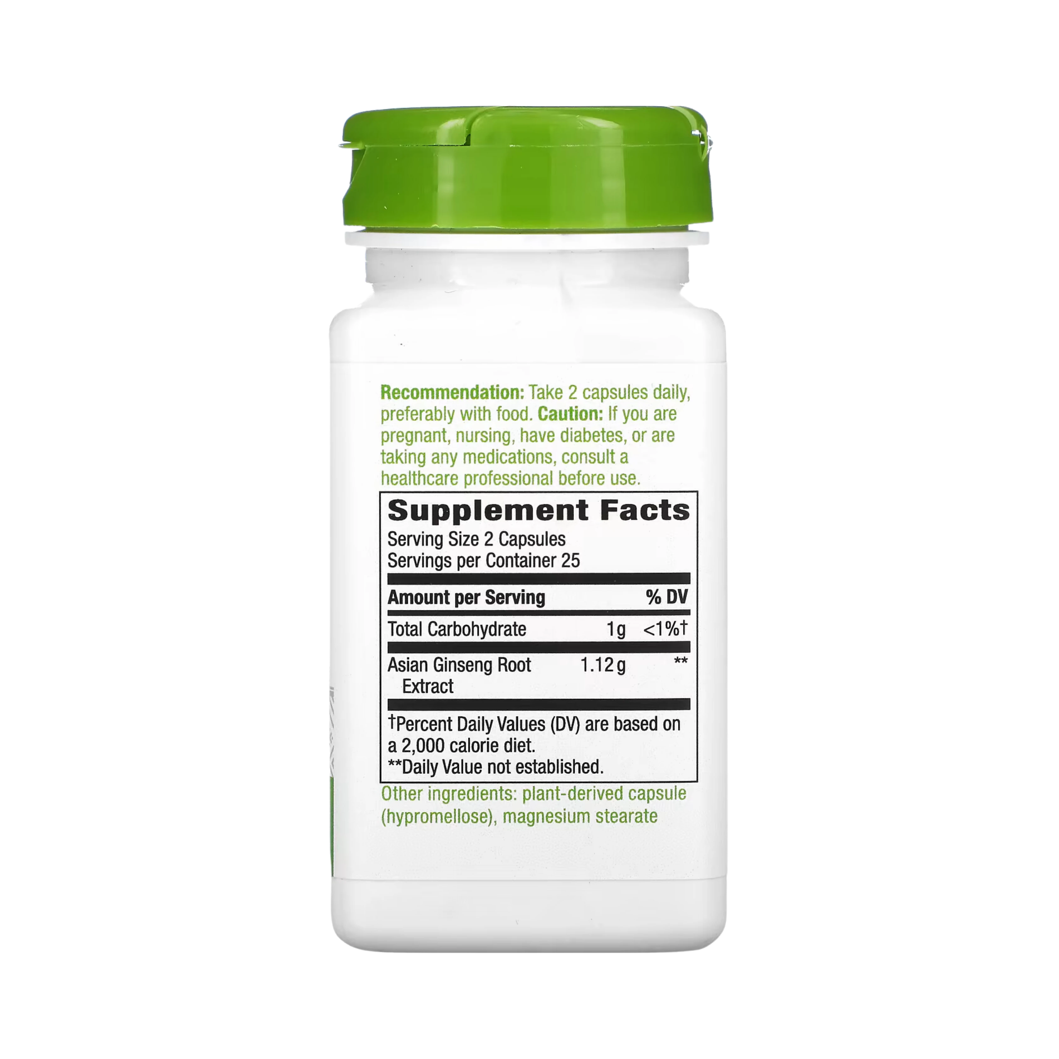 Nature's Way, Asian Ginseng, 50 Capsules