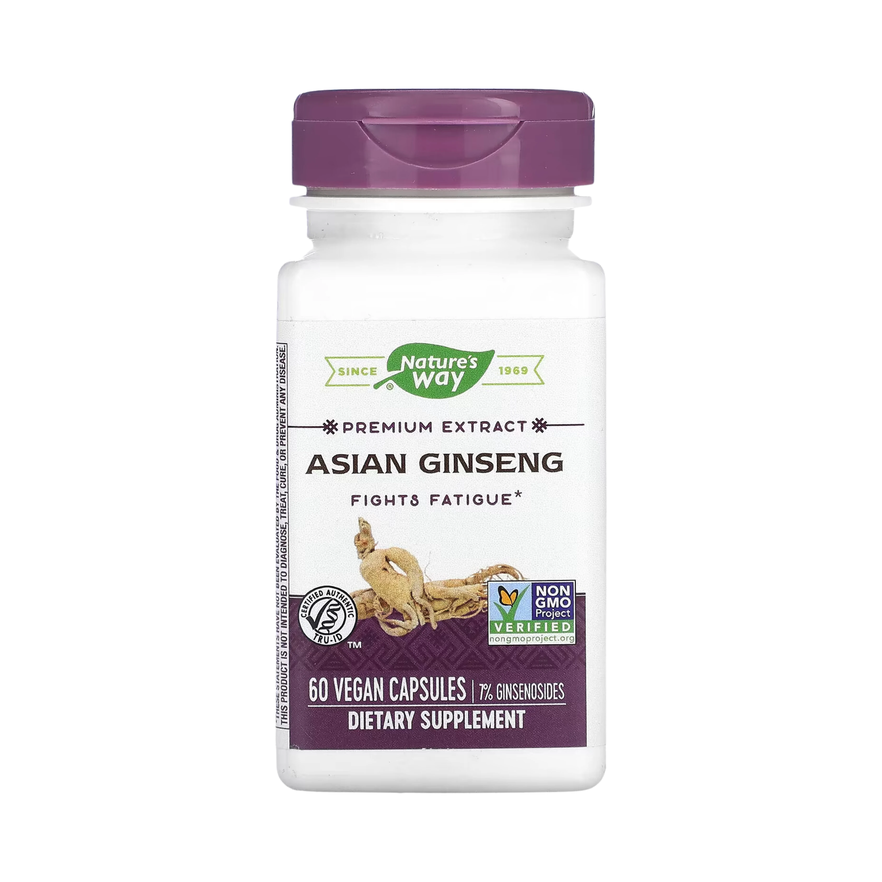 Nature's Way, Asian Ginseng, 60 Capsules