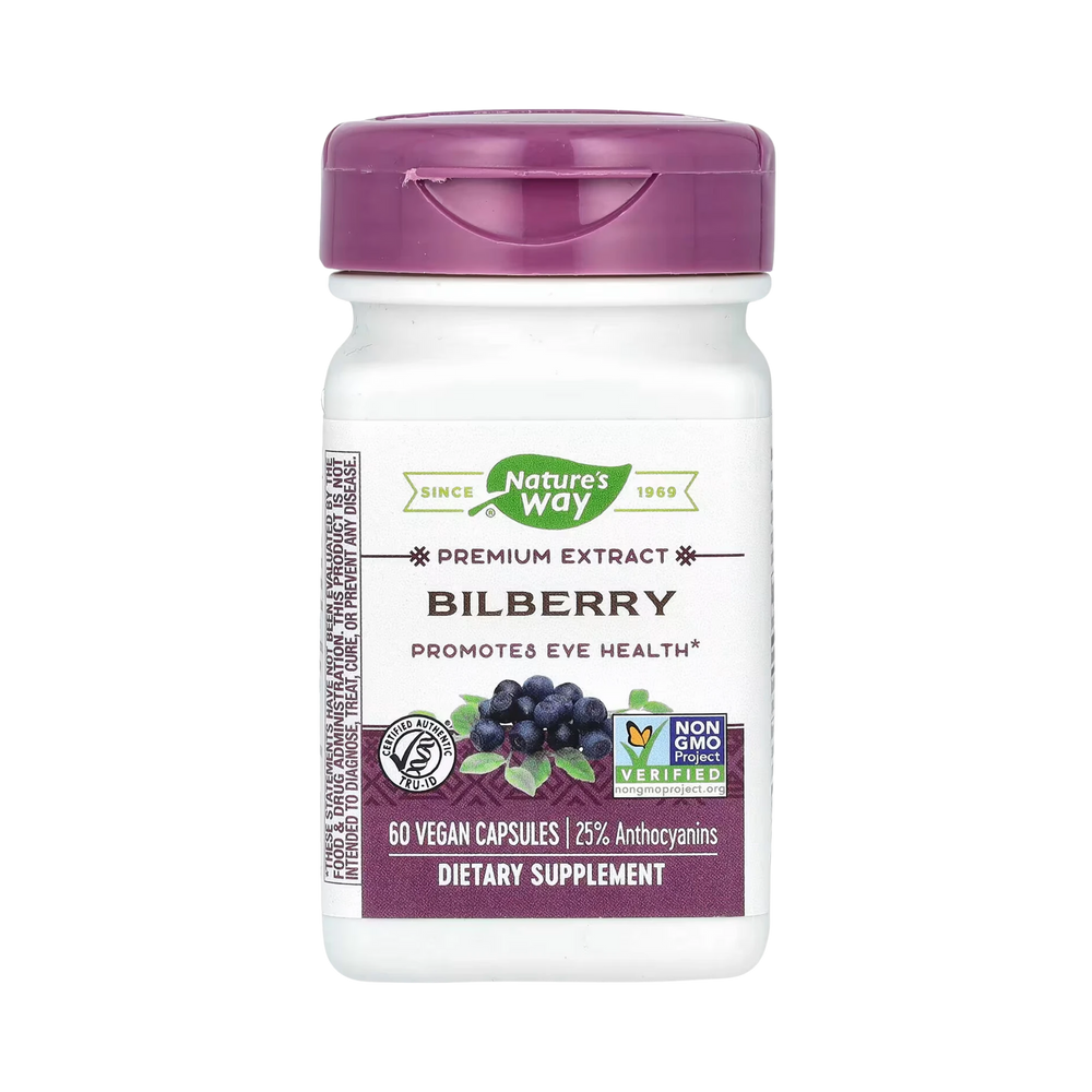Nature's Way, Bilberry, 60 Capsules