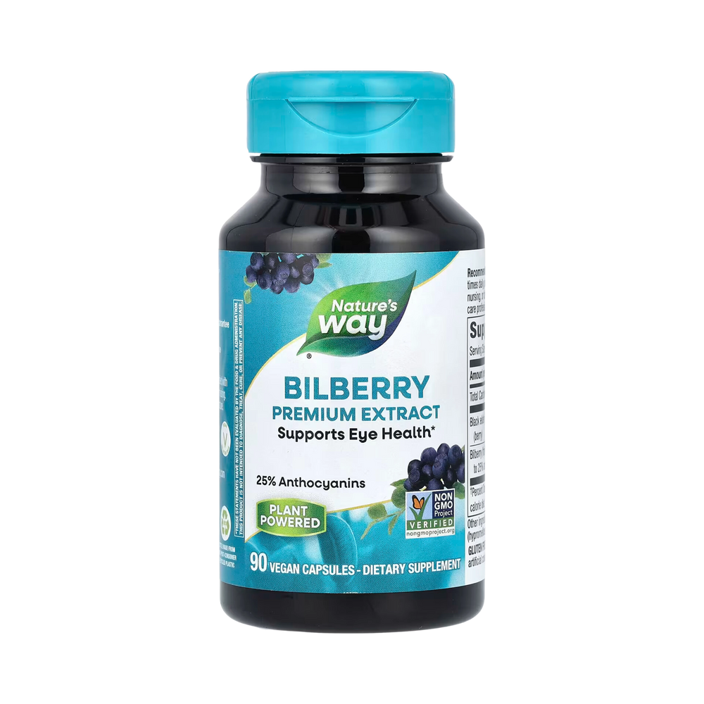 Nature's Way, Bilberry, 90 Capsules