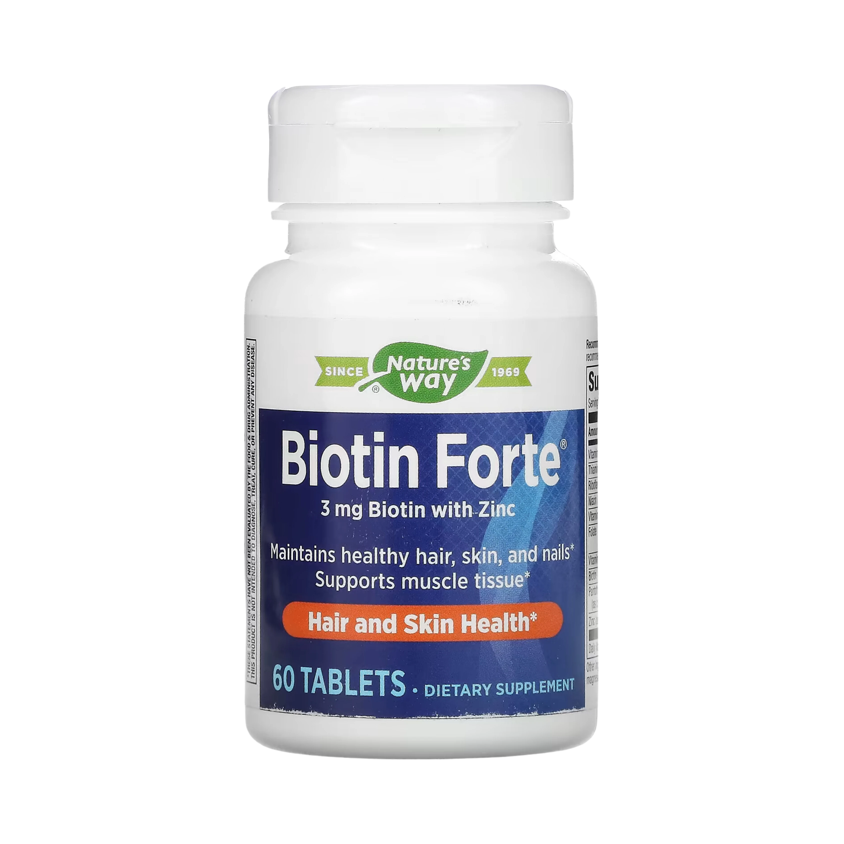 Nature's Way, Biotin Forte, 60 Tablets