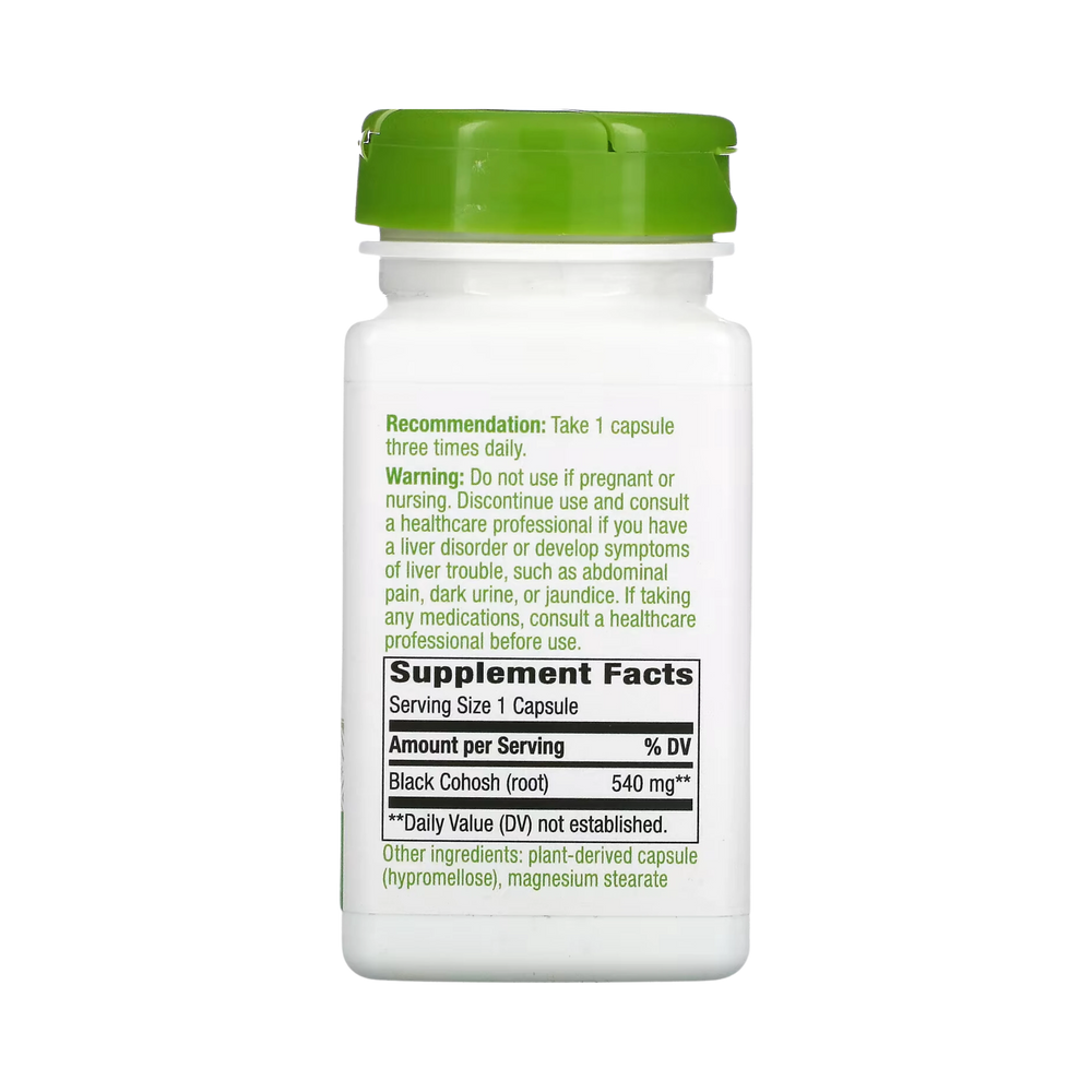 Nature's Way, Black Cohosh Root, 100 Capsules