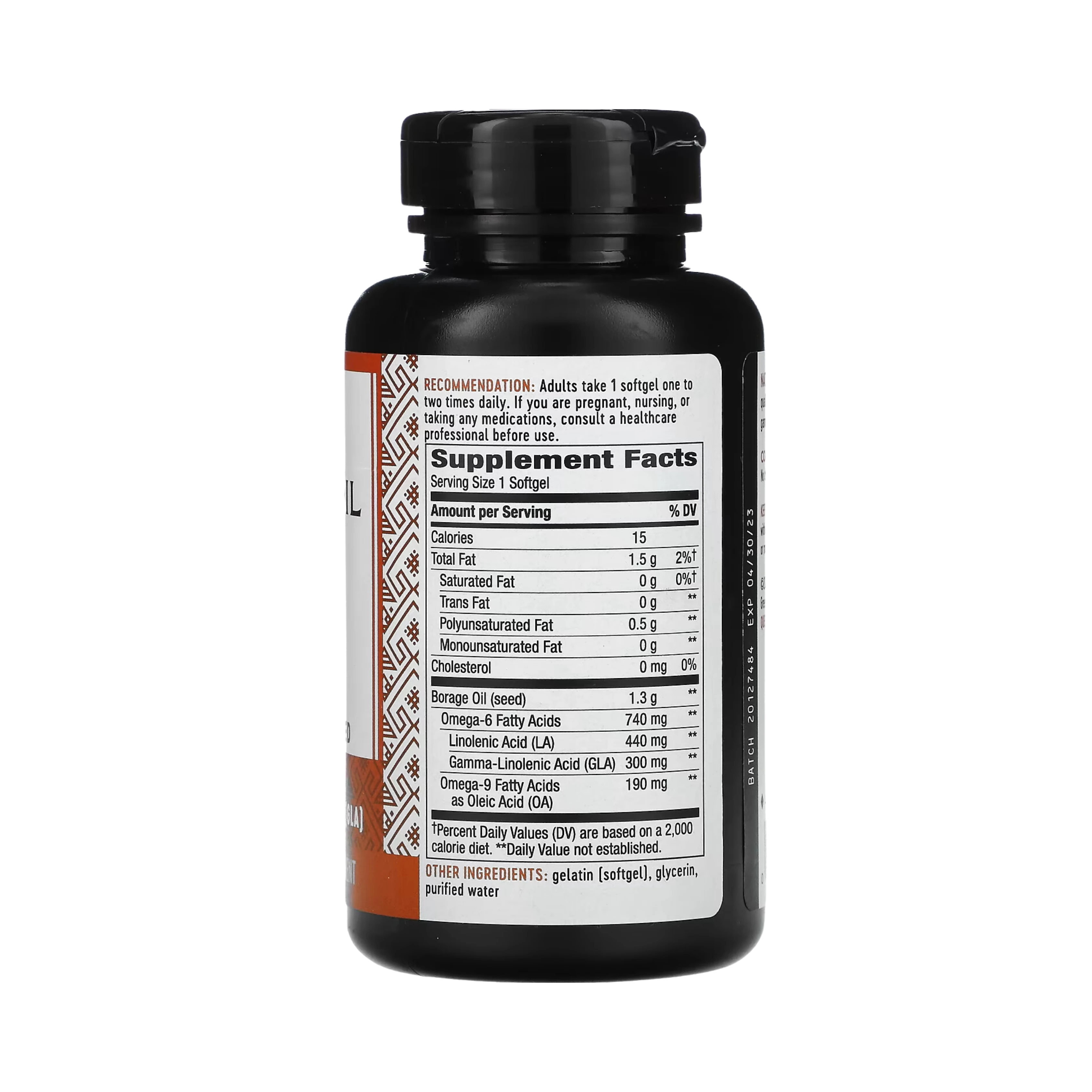 Nature's Way, Borage Oil, 60 Softgels