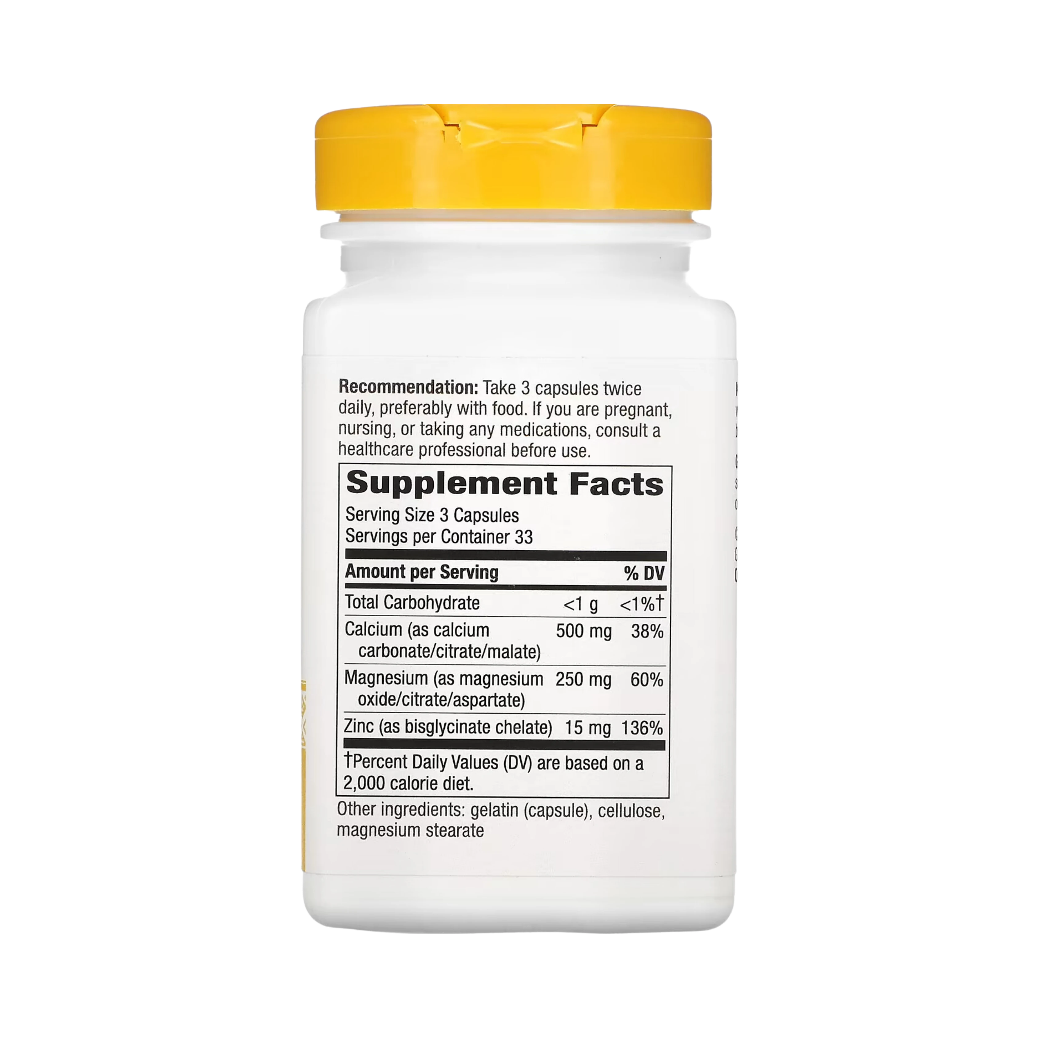 Nature's Way, Calcium Mag Zinc, 100 Capsules