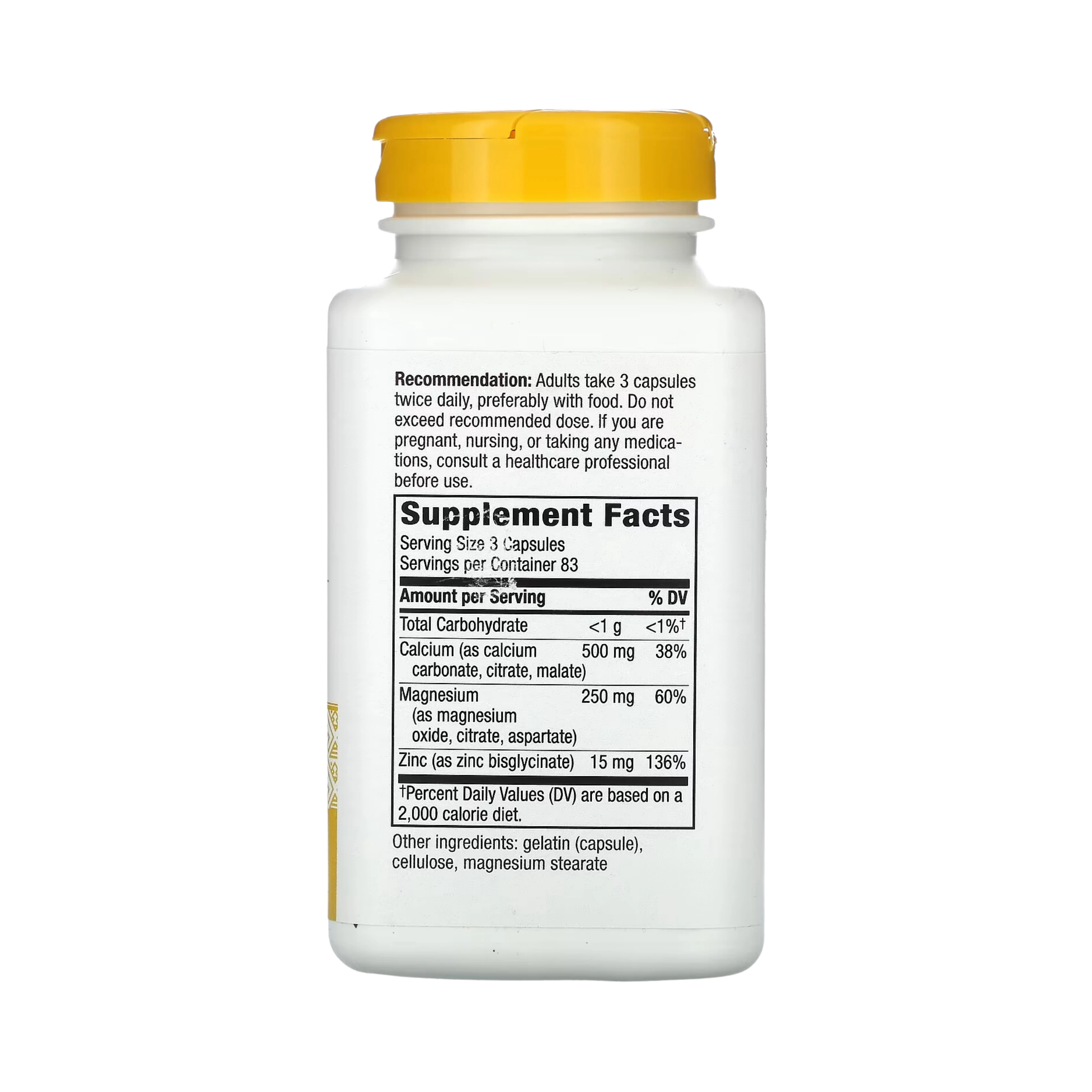 Nature's Way, Calcium Mag Zinc, 250 Capsules