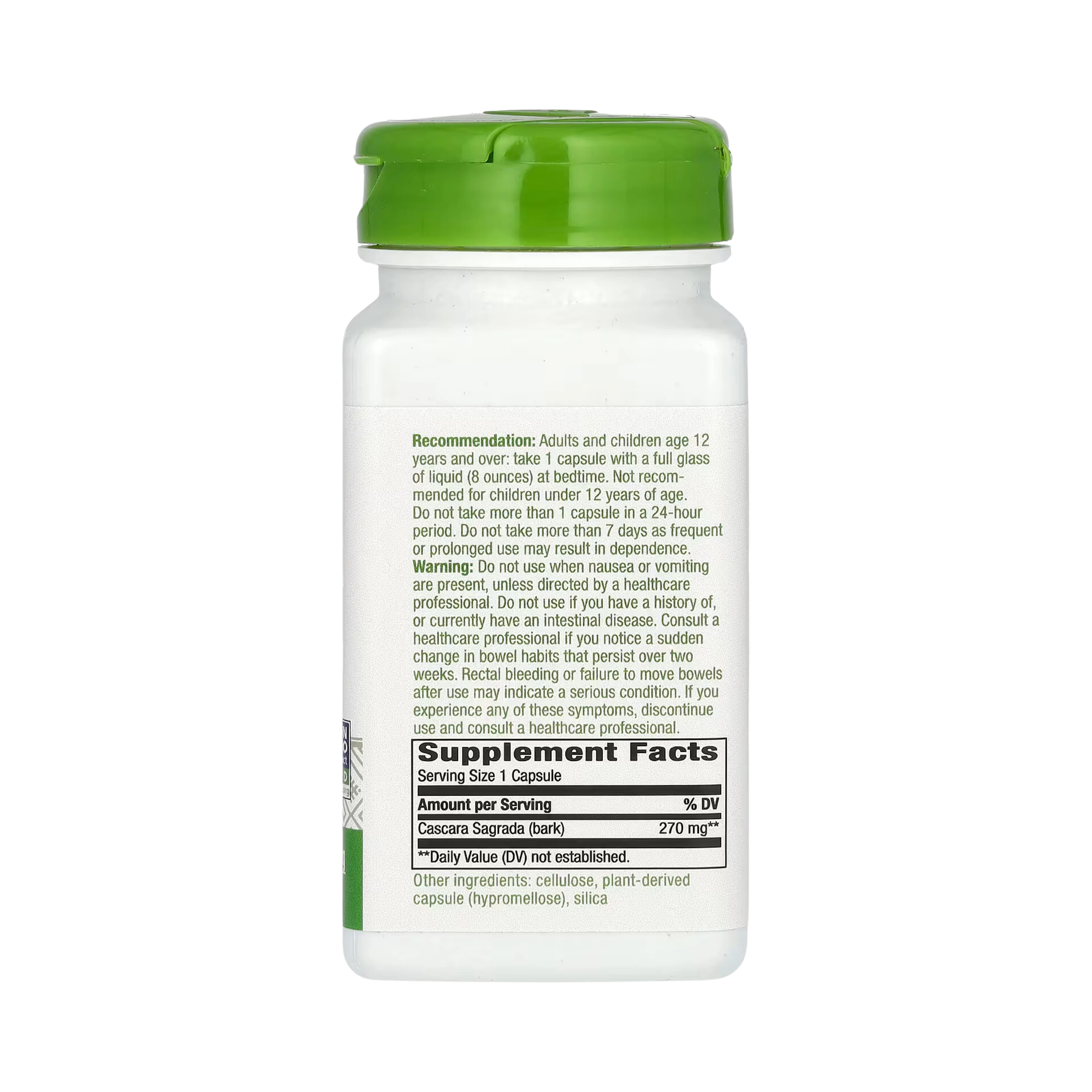 Nature's Way, Cascara Sagrada, 100 Capsules