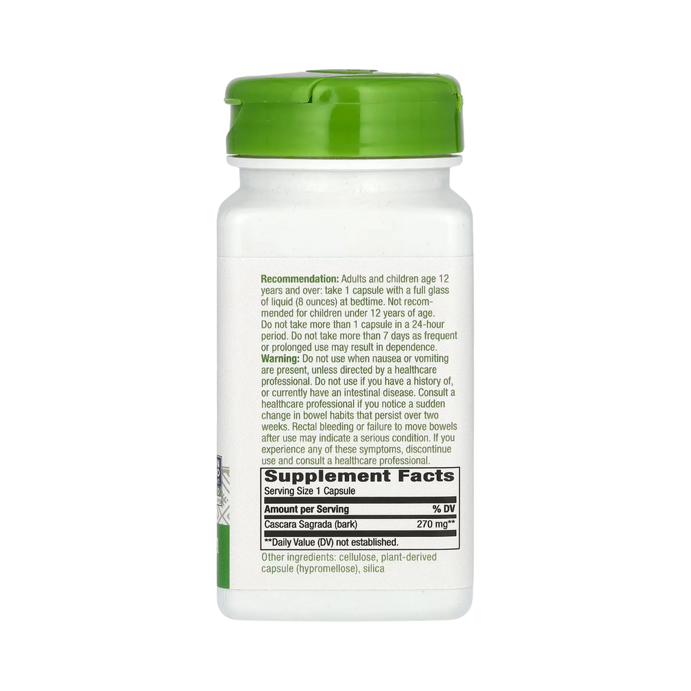 Nature's Way, Cascara Sagrada, 100 Capsules