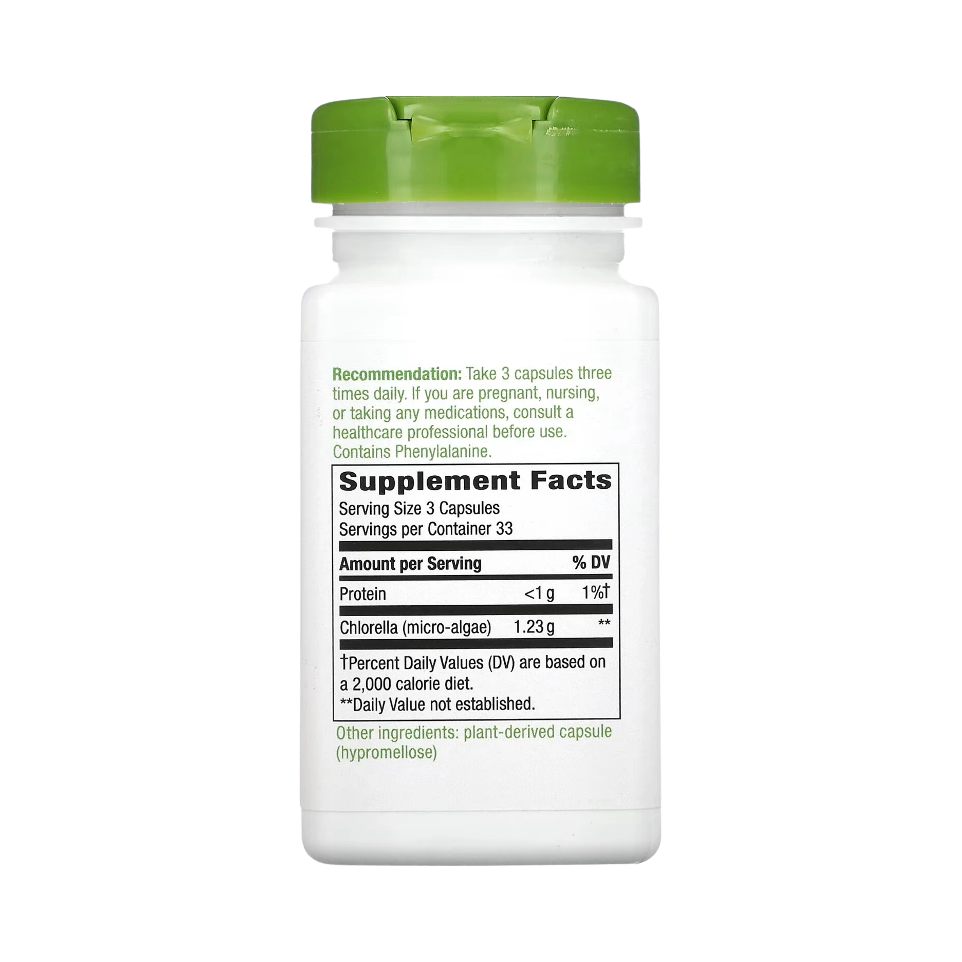 Nature's Way, Chlorella, 100 Capsules