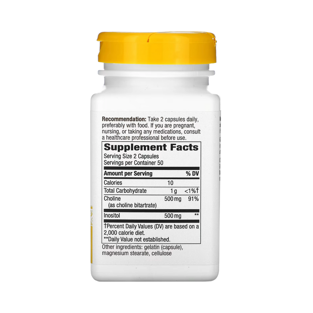 Nature's Way, Choline & Inositol, 100 Capsules