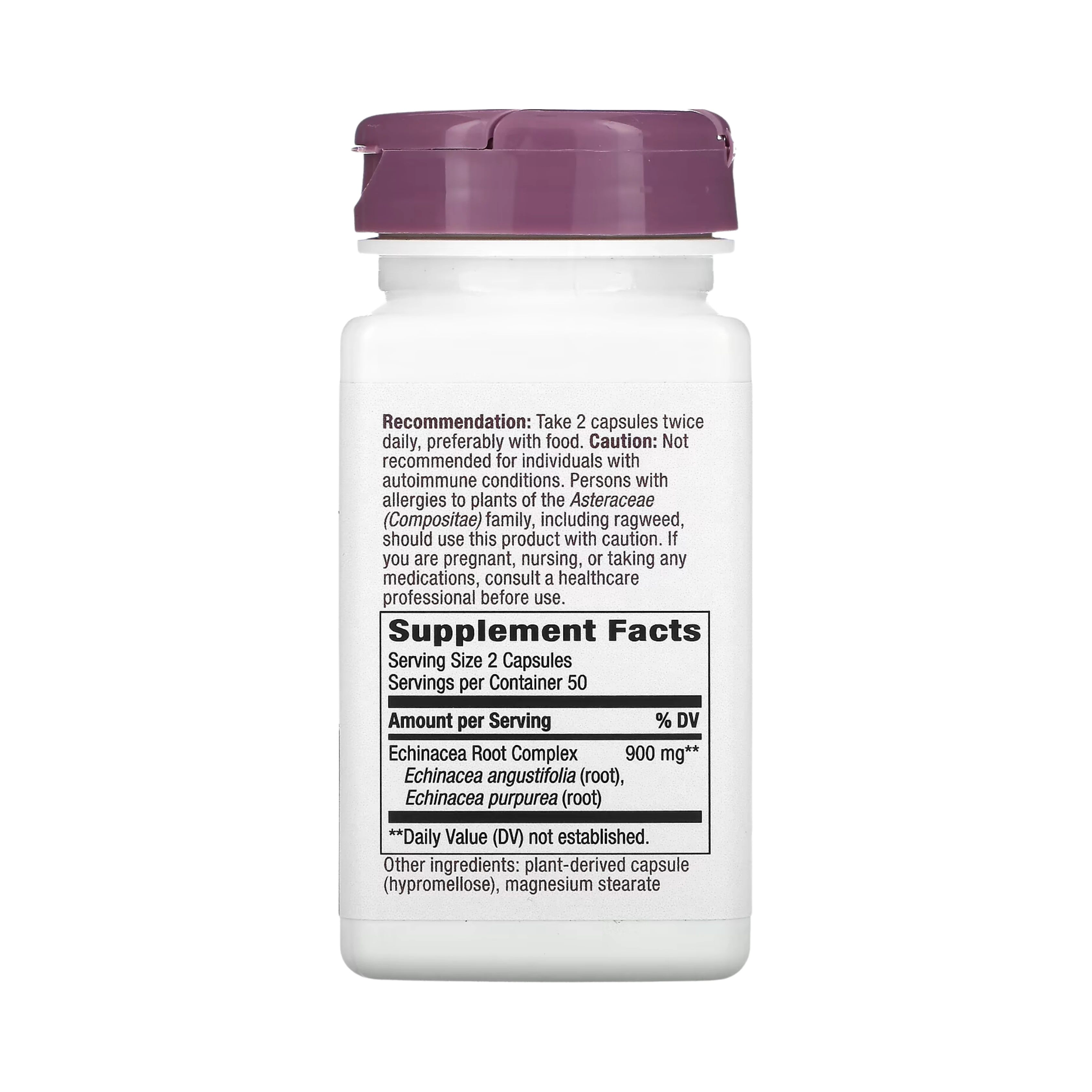 Nature's Way, Echinacea Root Complex, 100 Capsules
