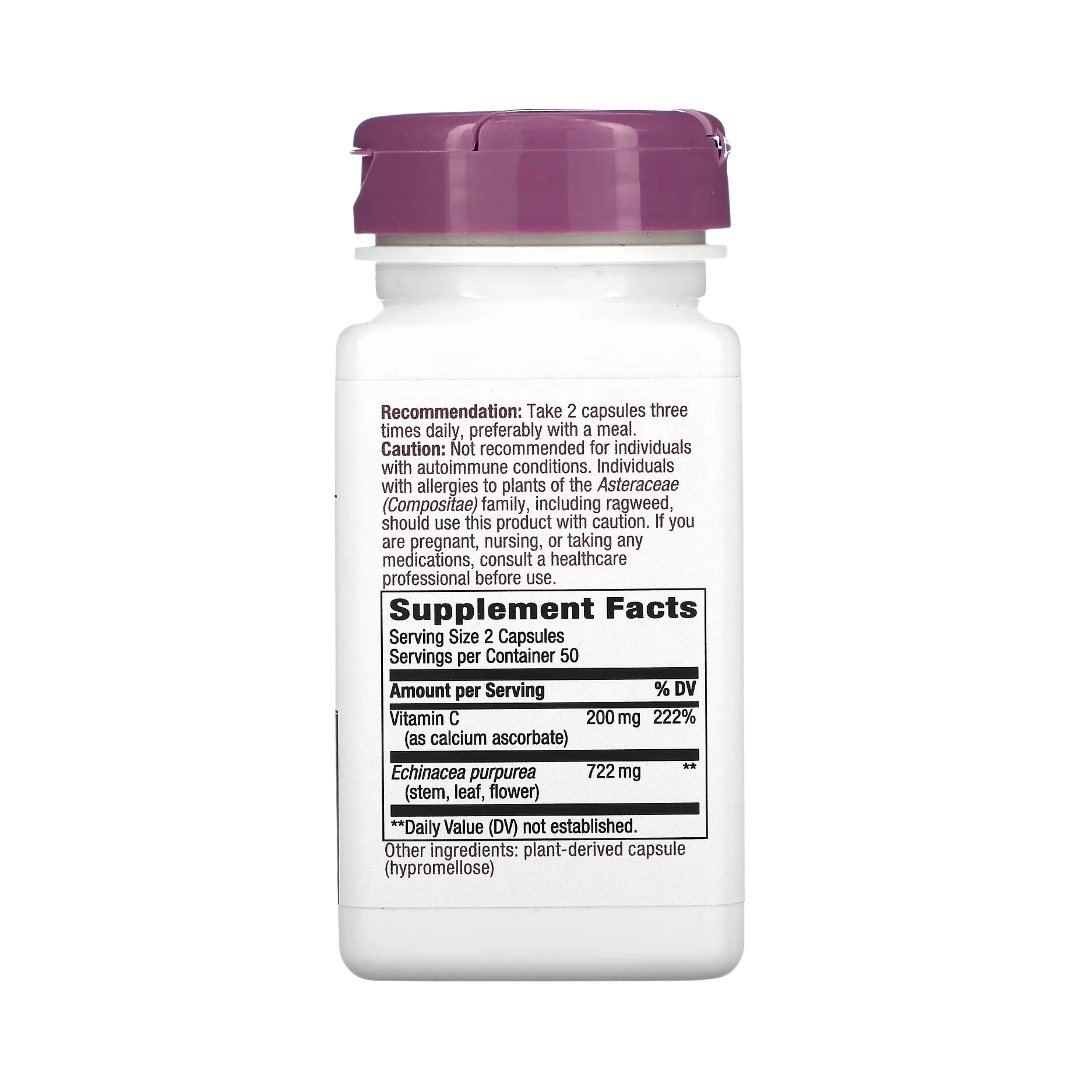 Nature's Way, Echinacea & Vitamin C, 100 Capsules
