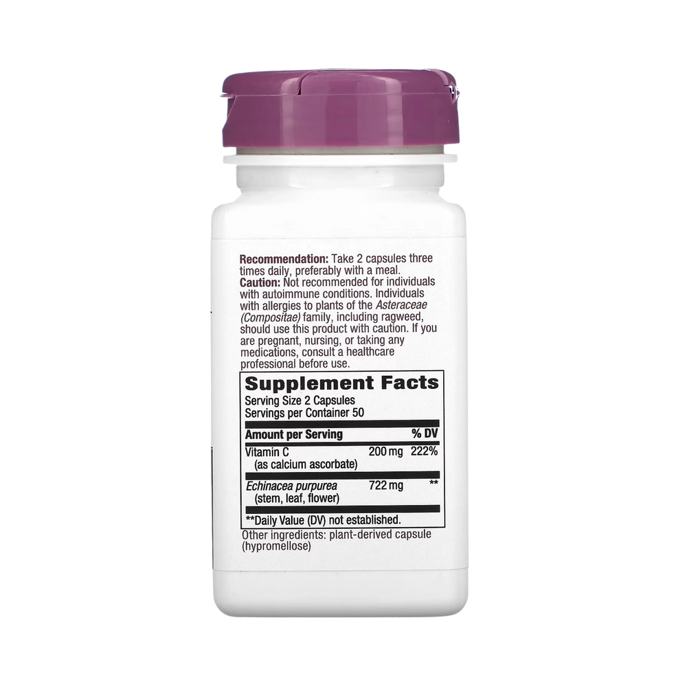 Nature's Way, Echinacea & Vitamin C, 100 Capsules