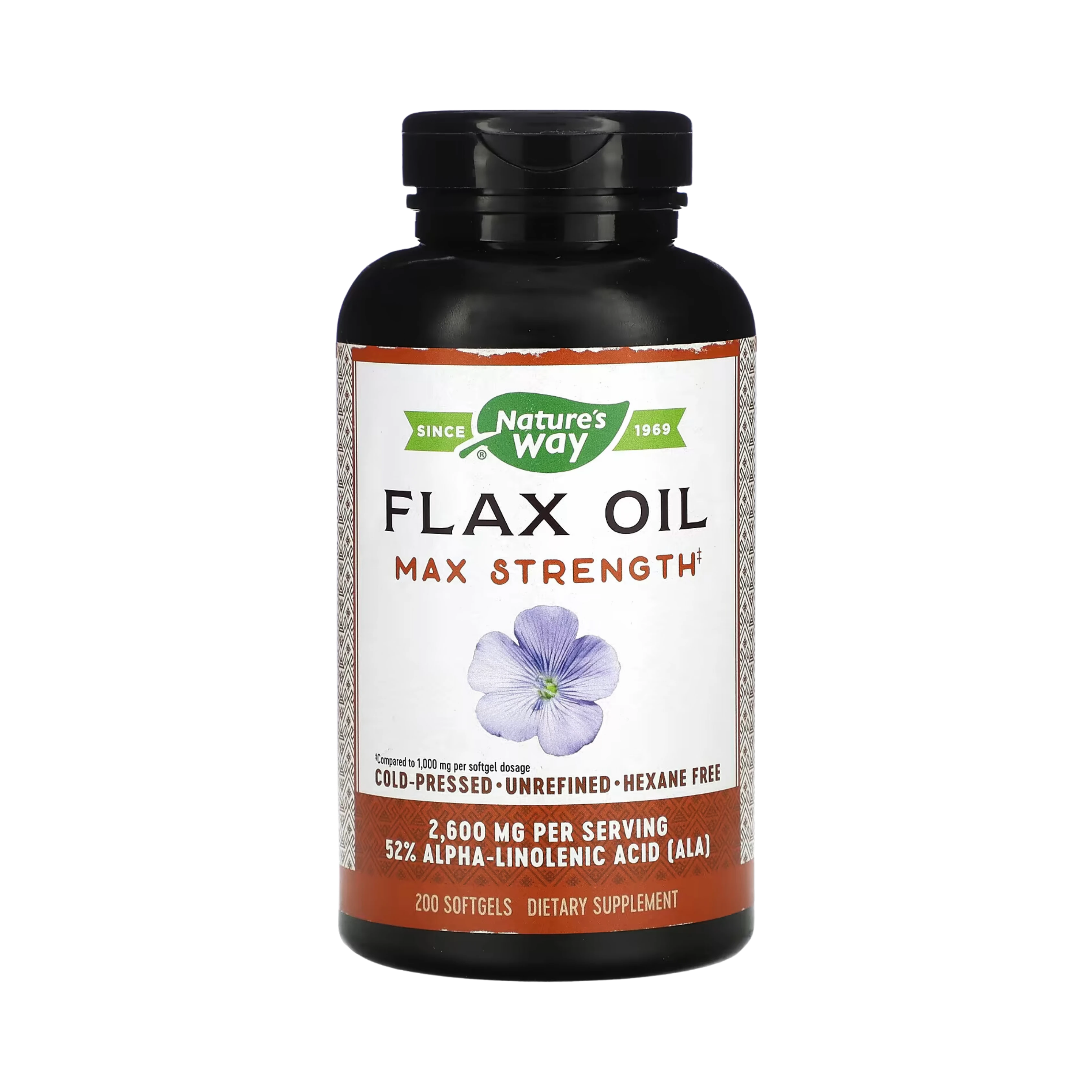 Nature's Way, Flax Oil, 200 Softgels
