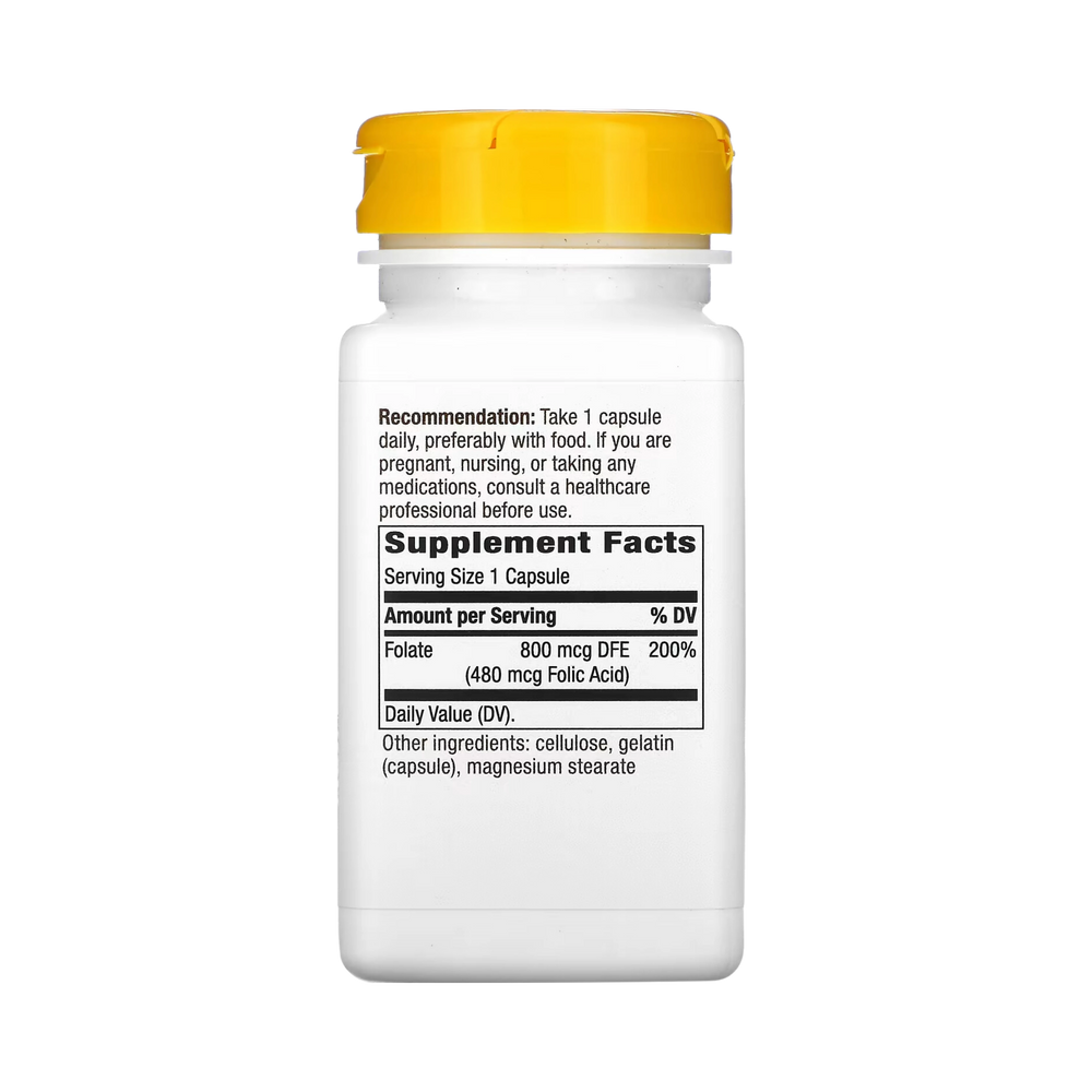 Nature's Way, Folate, 100 Capsules