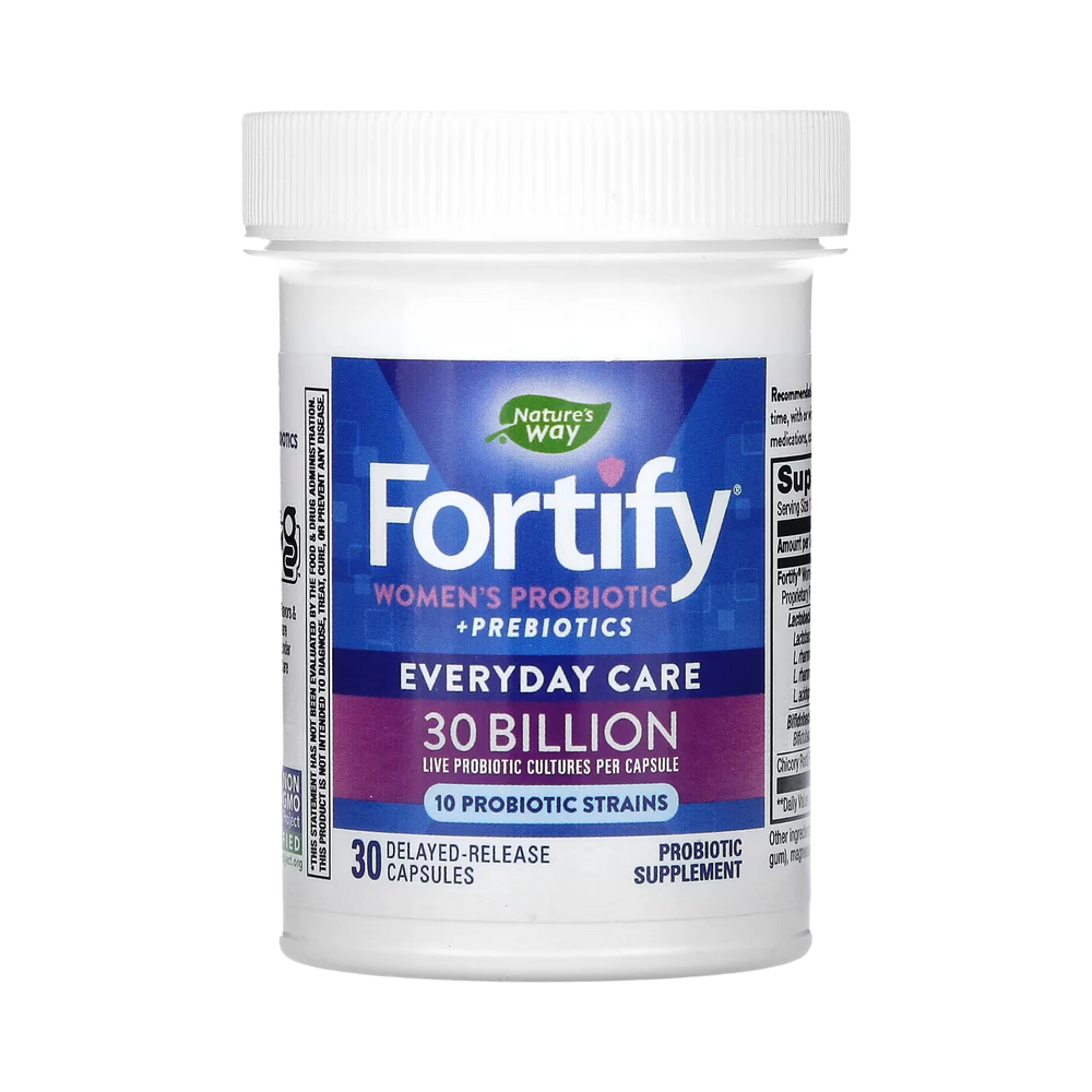 Nature's Way, Fortify, Women's Probiotic + Prebiotics, 30 Capsules