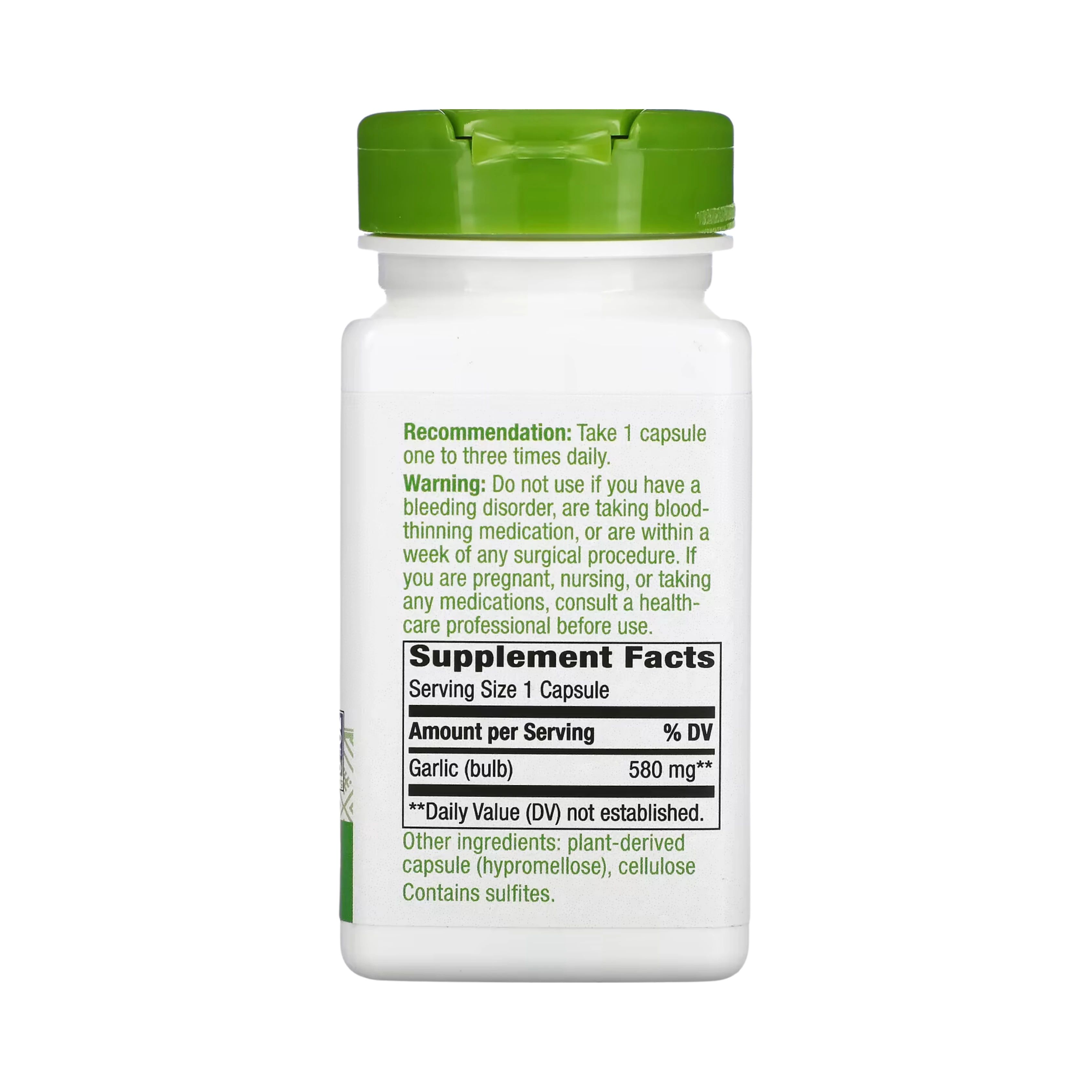 Nature's Way, Garlic, 100 Capsules
