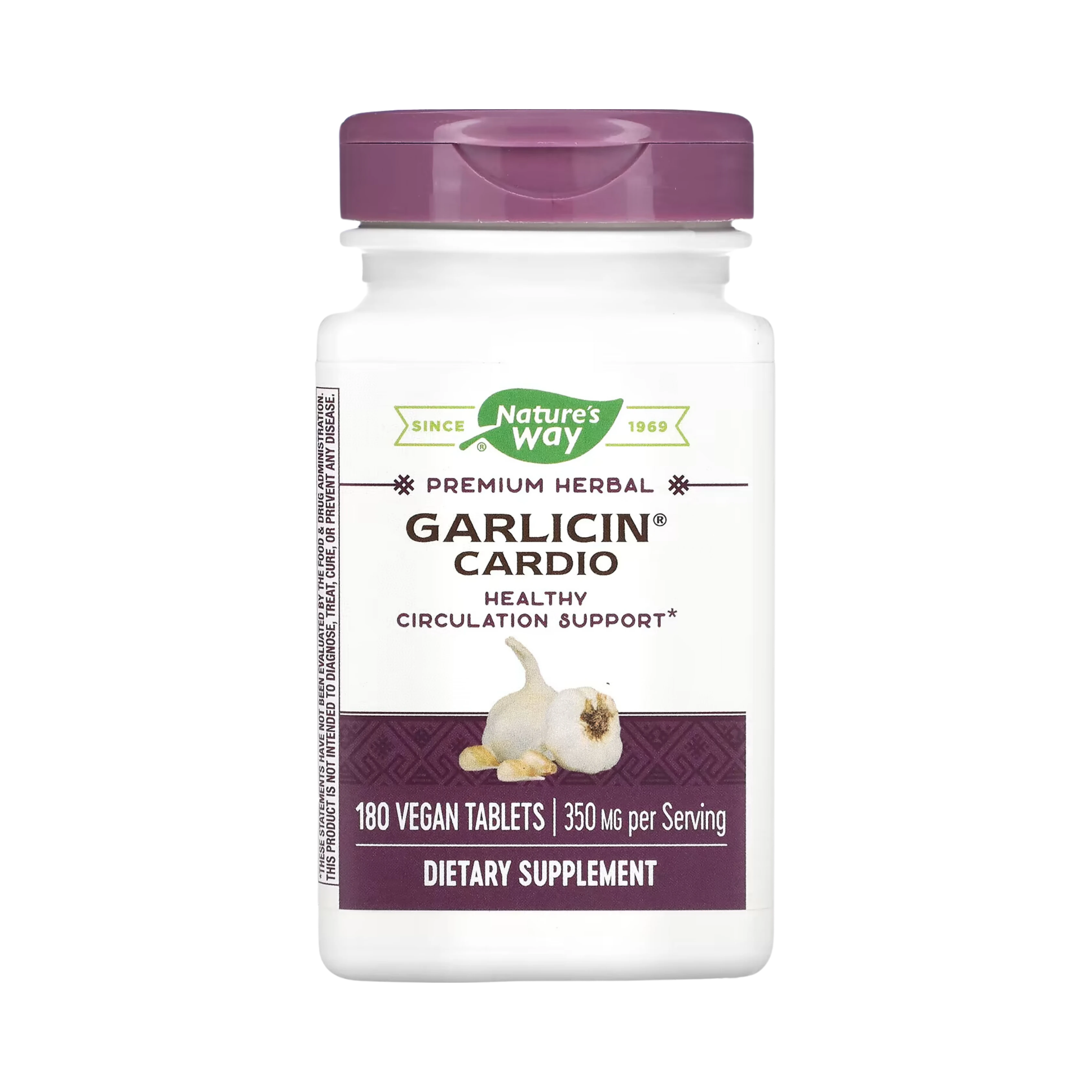 Nature's Way, Garlicin Cardio, 180 Tablets