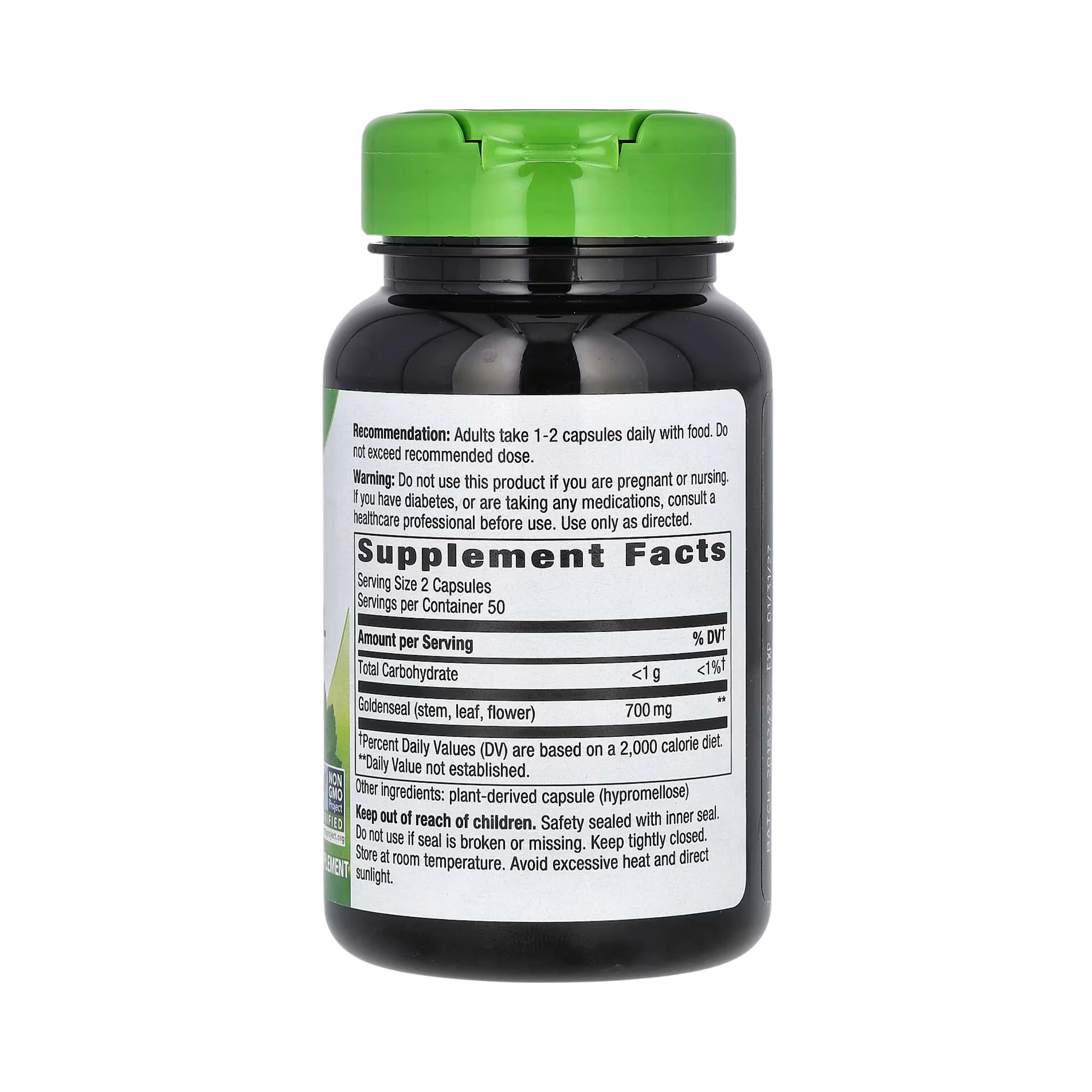 Nature's Way, Goldenseal, 100 Capsules
