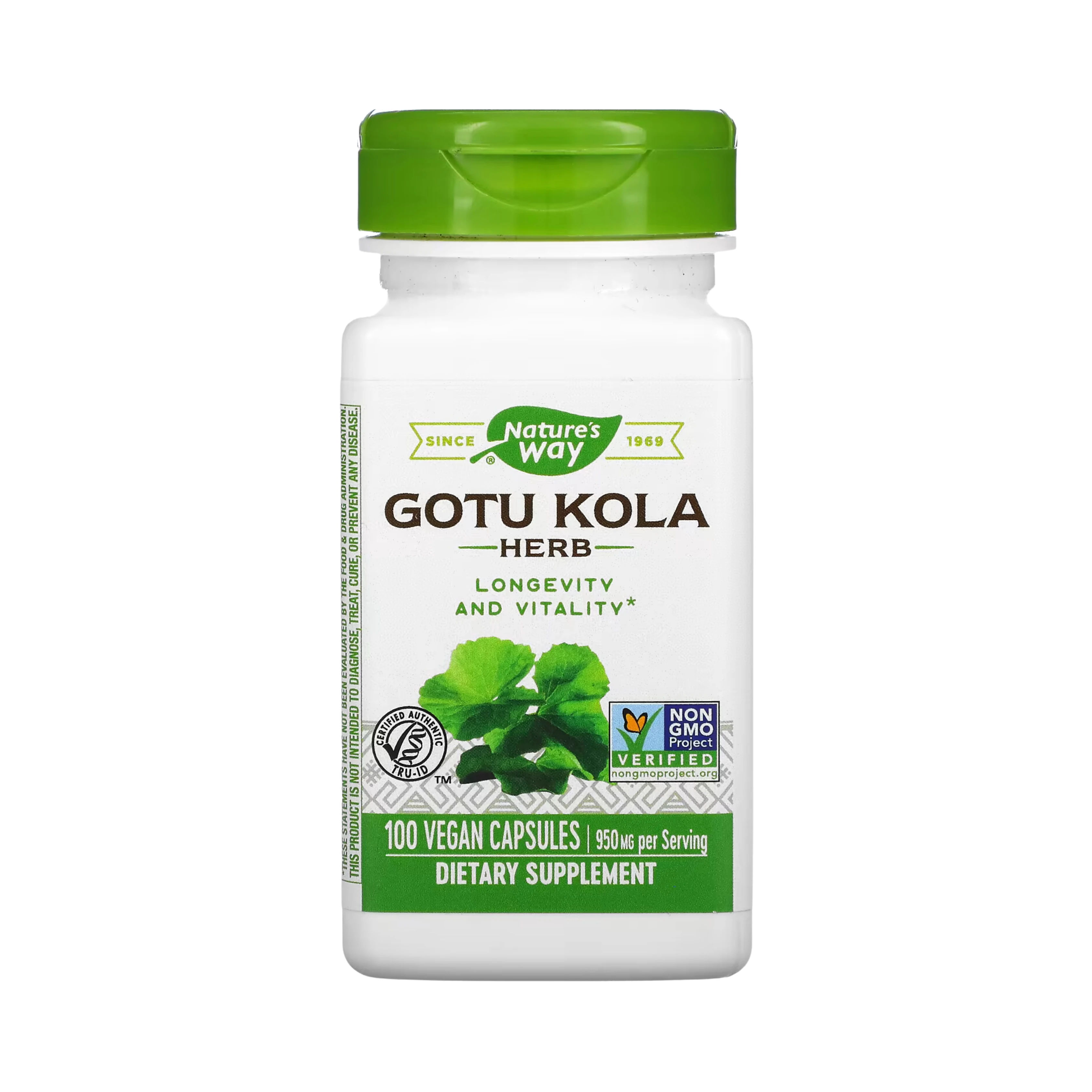 Nature's Way, Gotu Kola, 100 Capsules