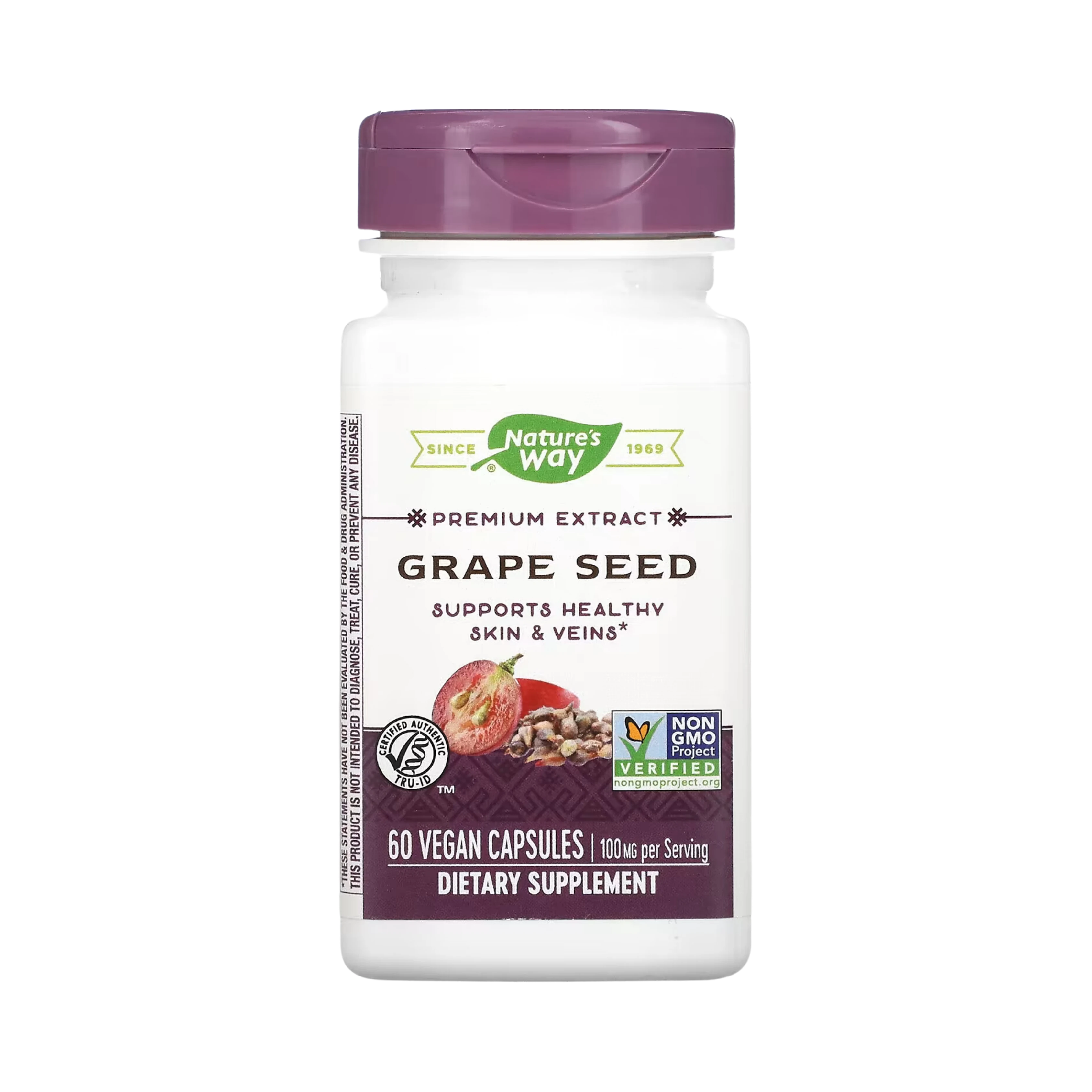 Nature's Way, Grape Seed, 60 Capsules