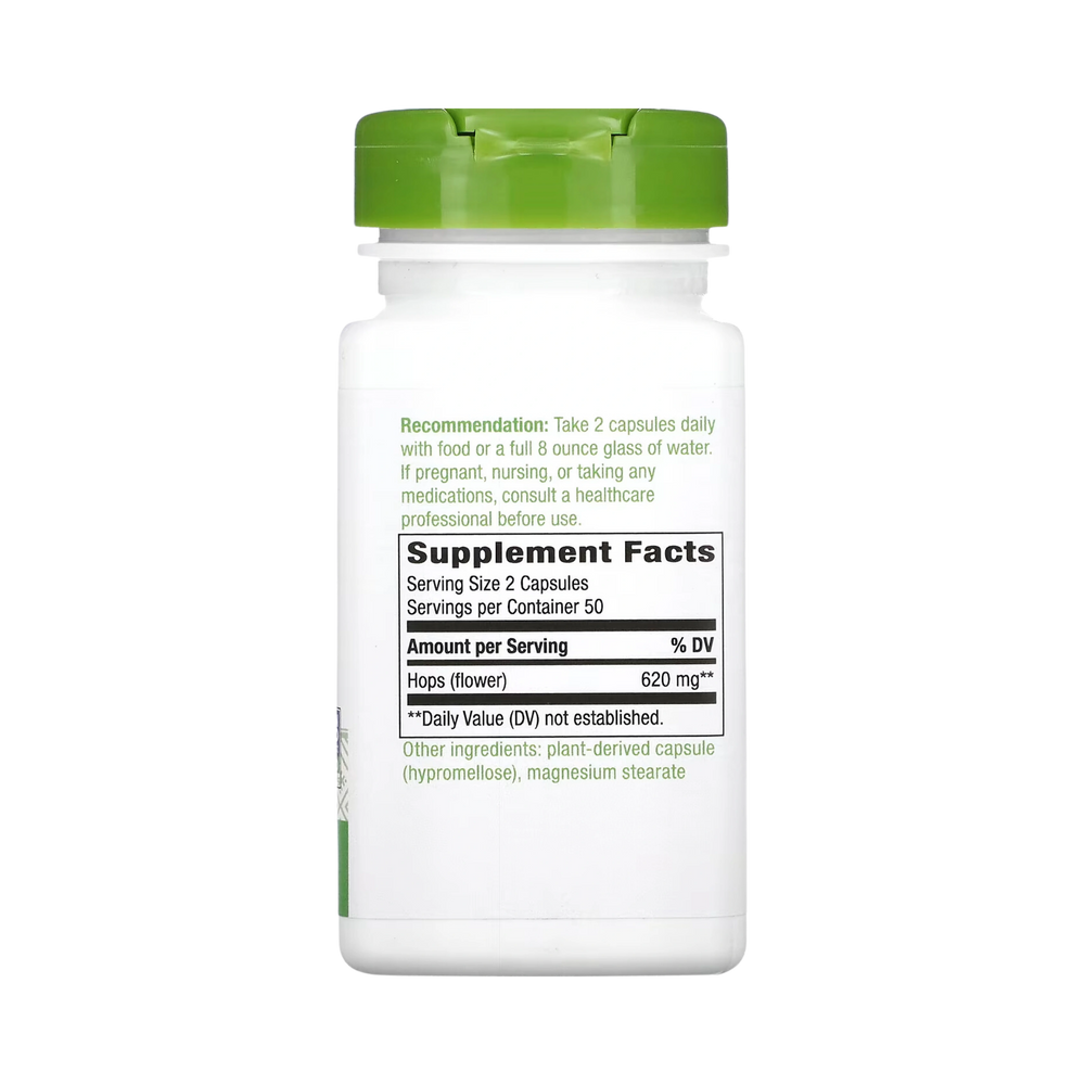 Nature's Way, Hops Flowers, 100 Capsules