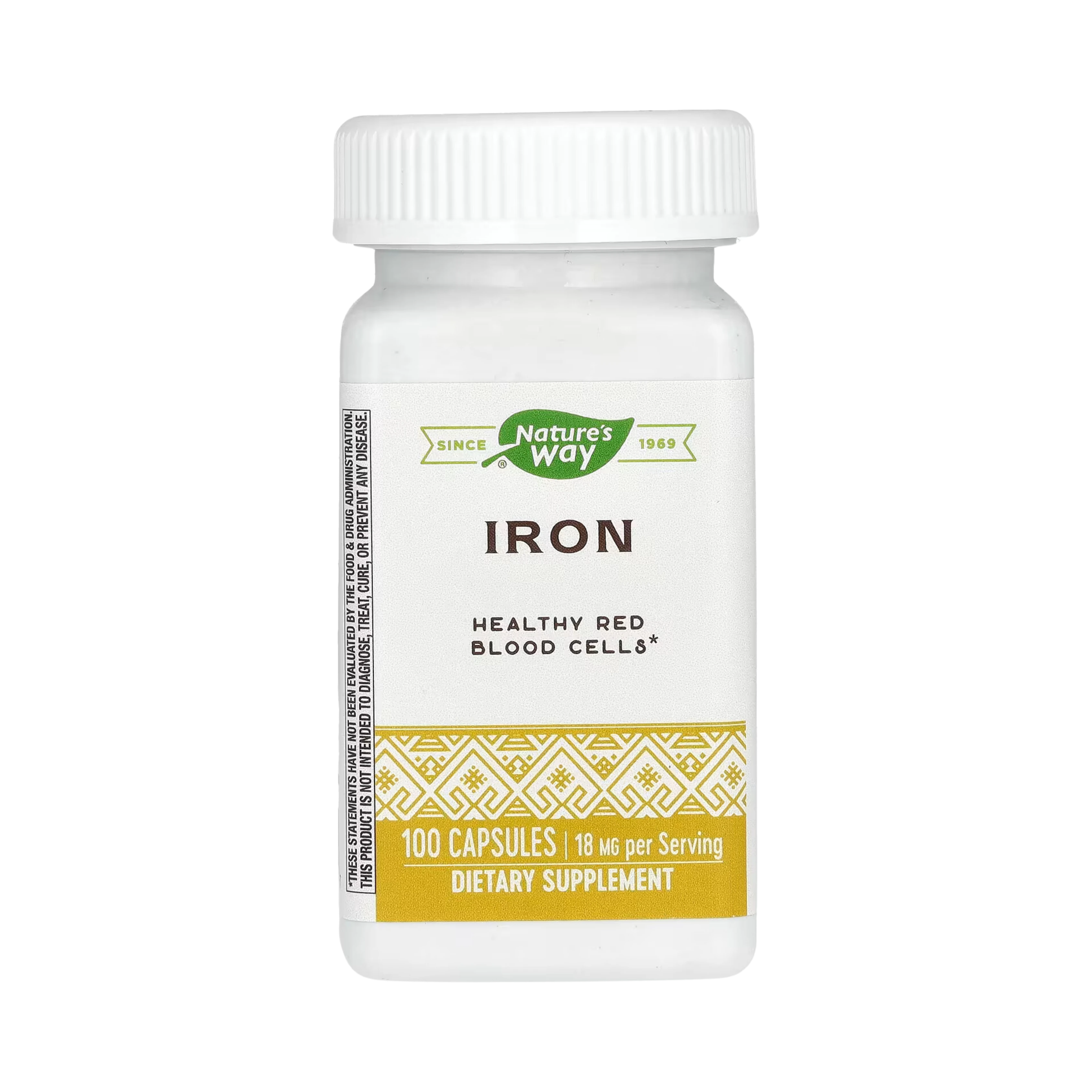 Nature's Way, Iron, 100 Capsules