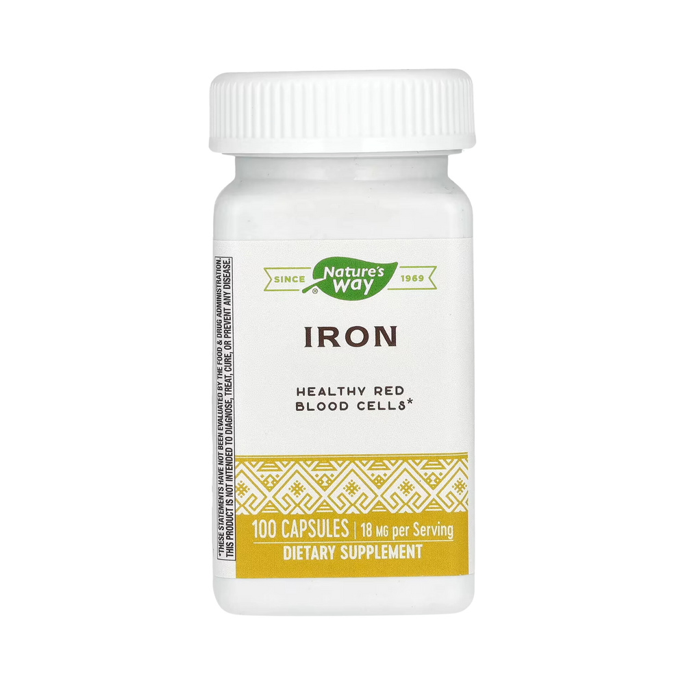 Nature's Way, Iron, 100 Capsules