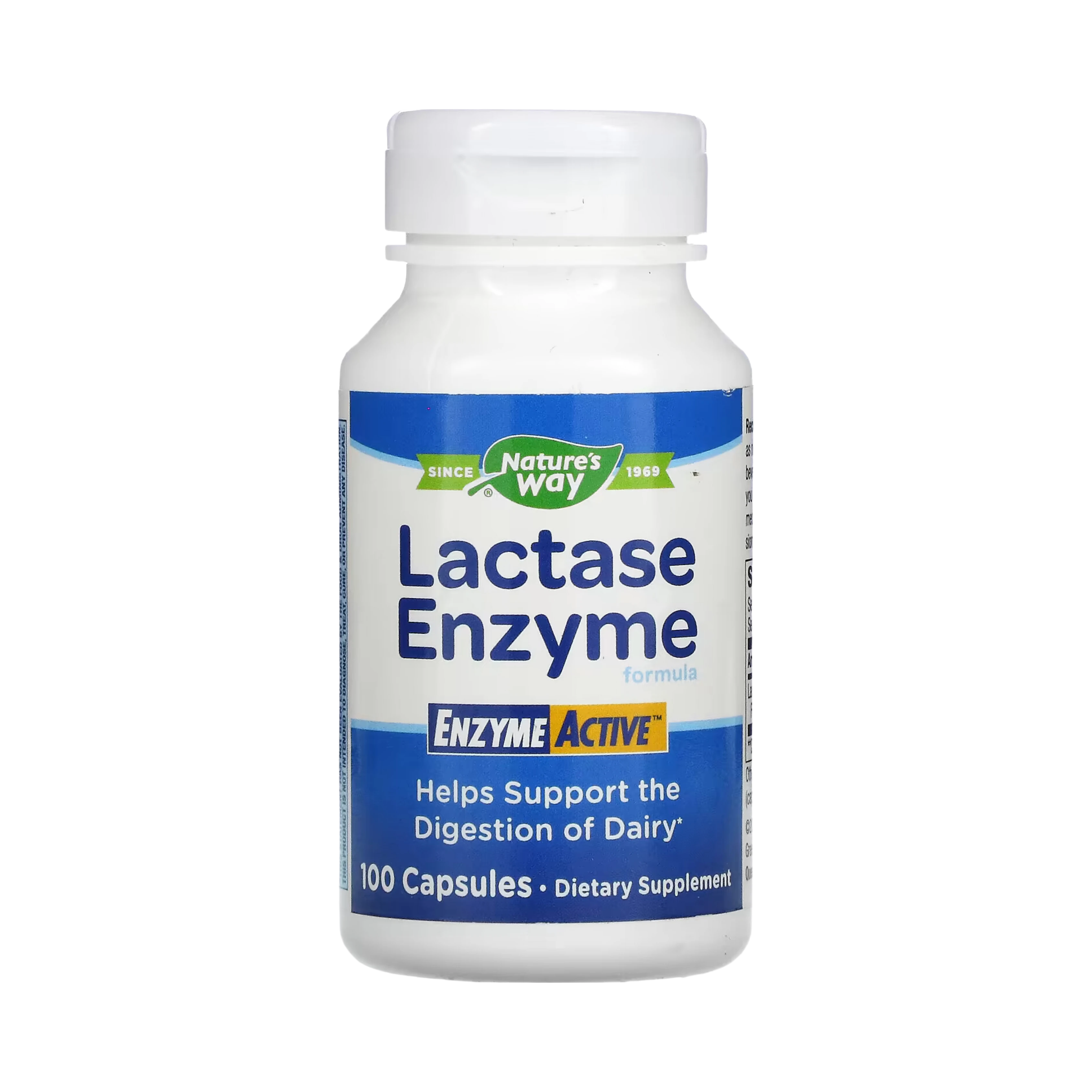 Nature's Way, Lactase Enzyme, 100 Capsules