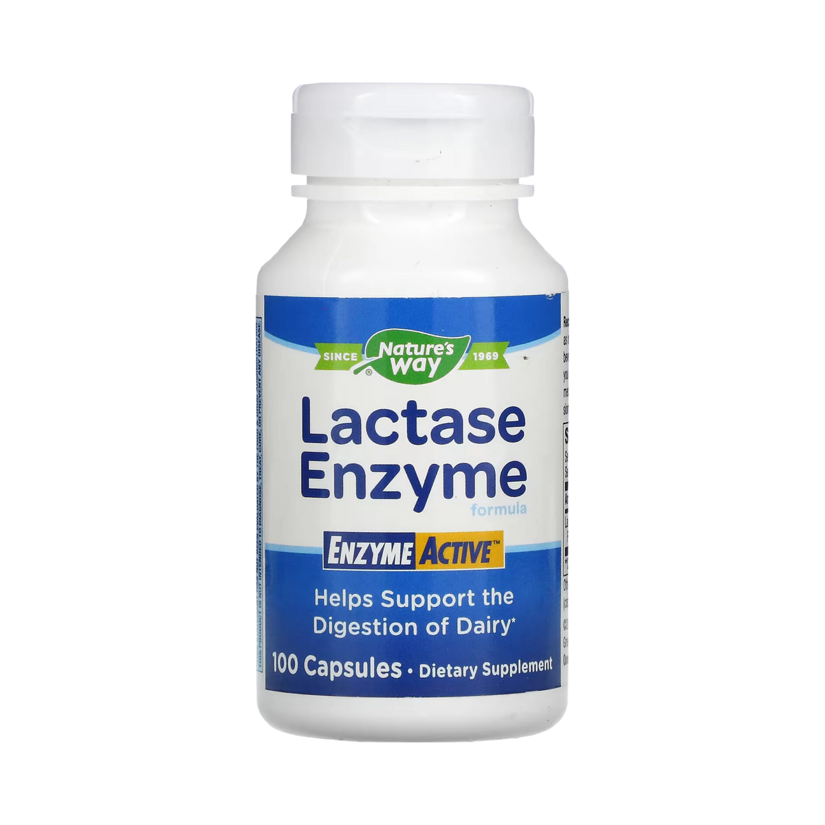Nature's Way, Lactase Enzyme, 100 Capsules