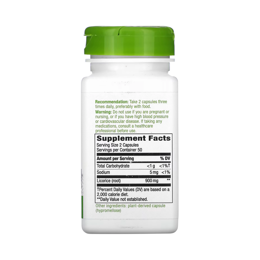 Nature's Way, Licorice Root, 100 Capsules