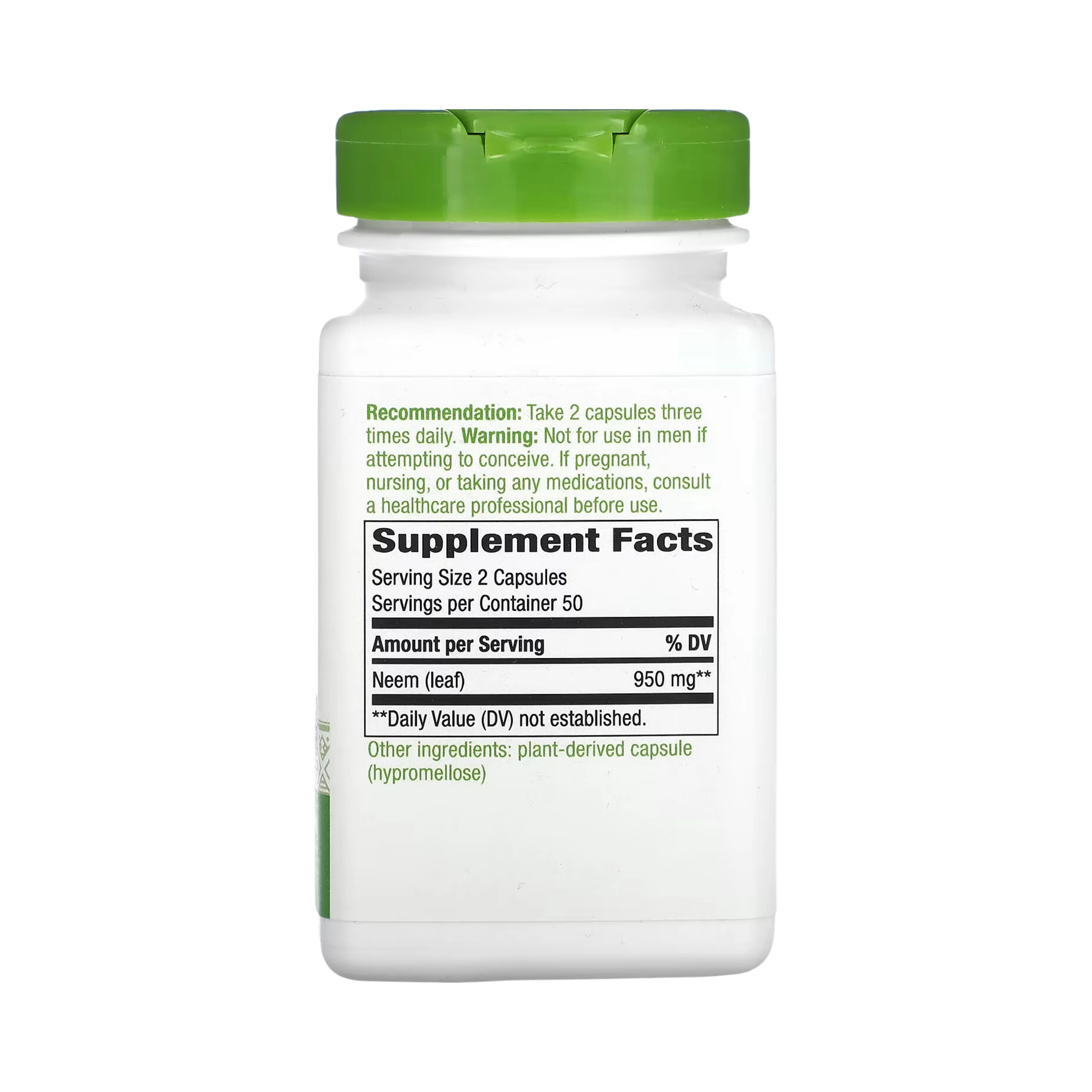 Nature's Way, Neem Leaf, 100 Capsuless