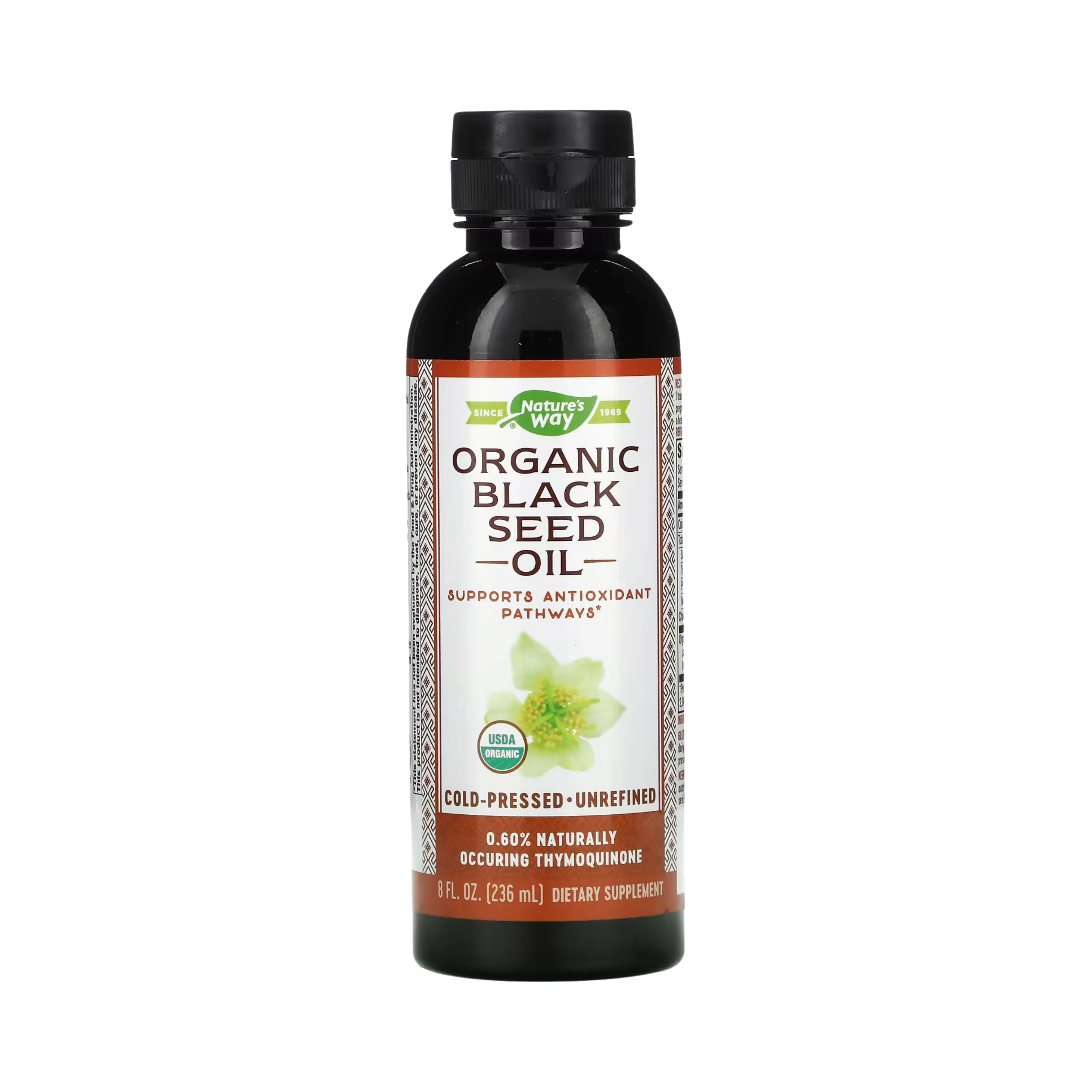 Nature's Way, Organic Black Seed Oil, 8 Oz