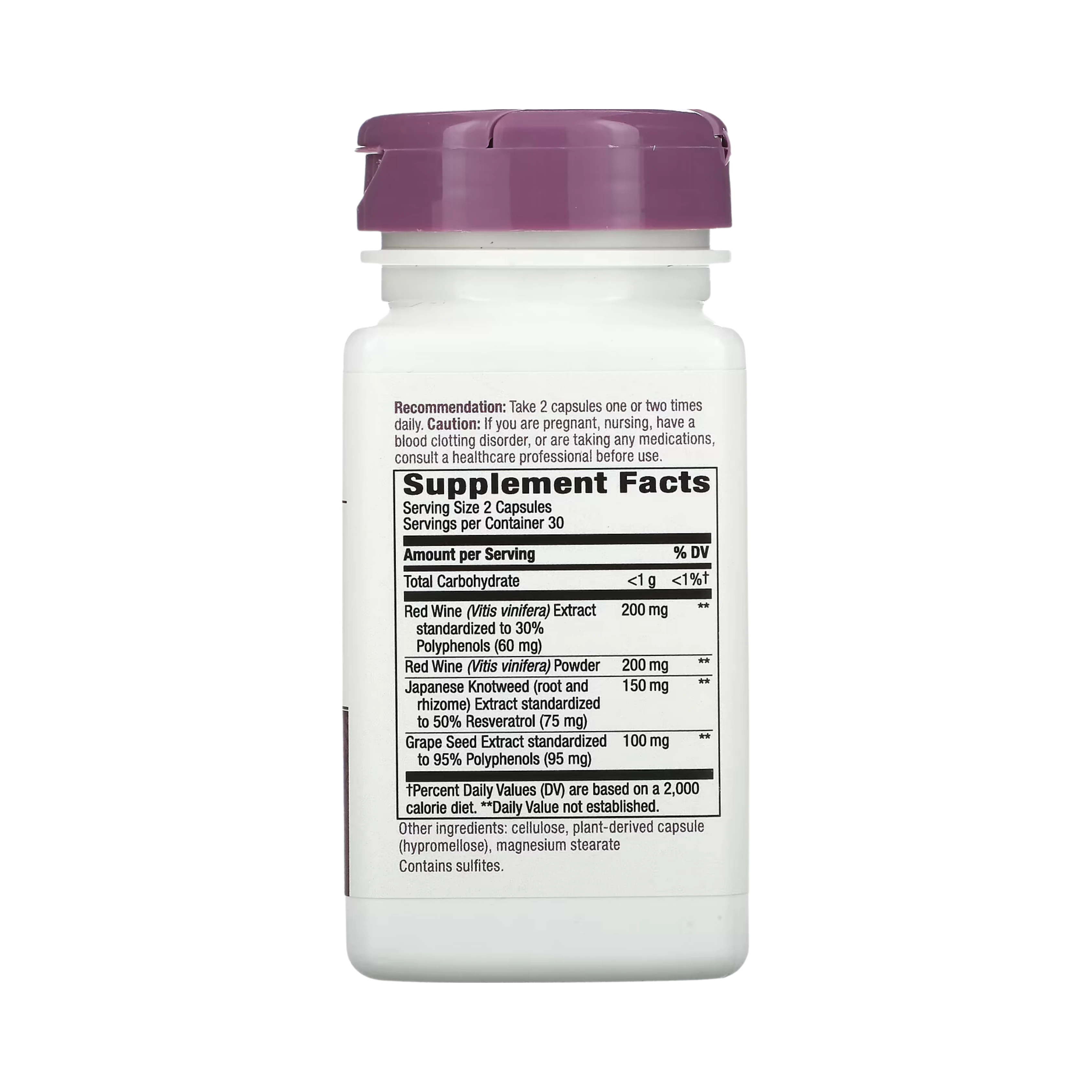 Nature's Way, Premium Blend, Resveratrol, 60 Capsules