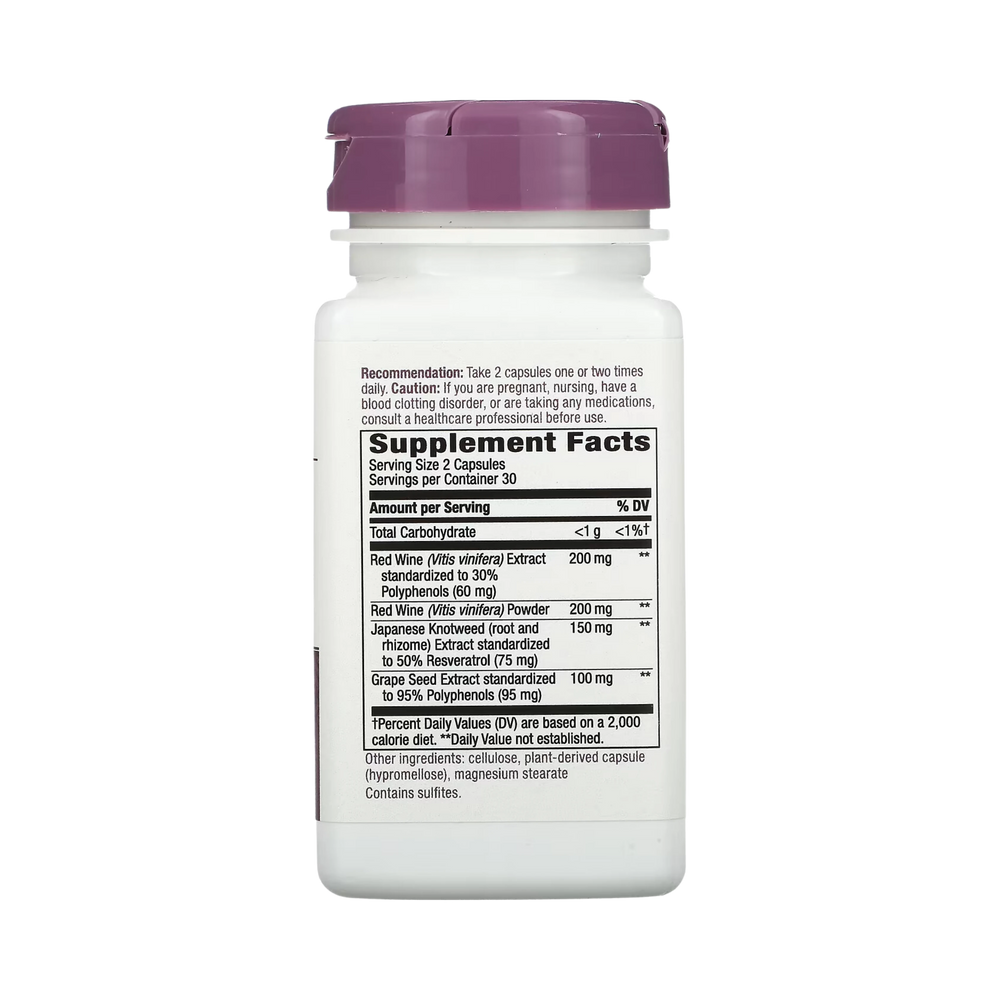 Nature's Way, Premium Blend, Resveratrol, 60 Capsules