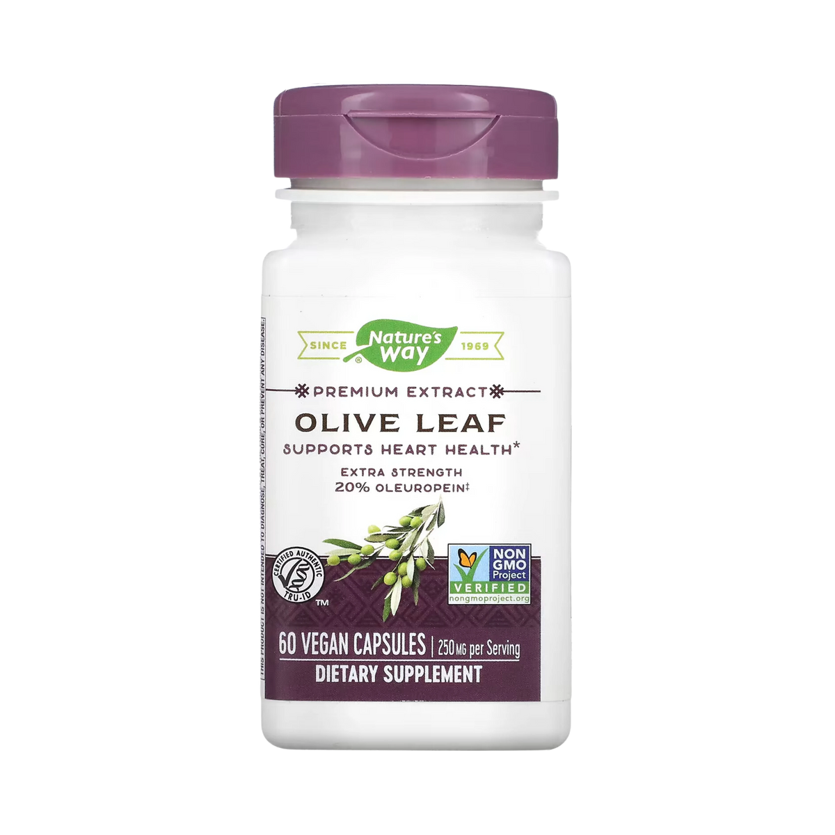 Nature's Way, Premium Extract, Olive Leaf, 60 Capsules