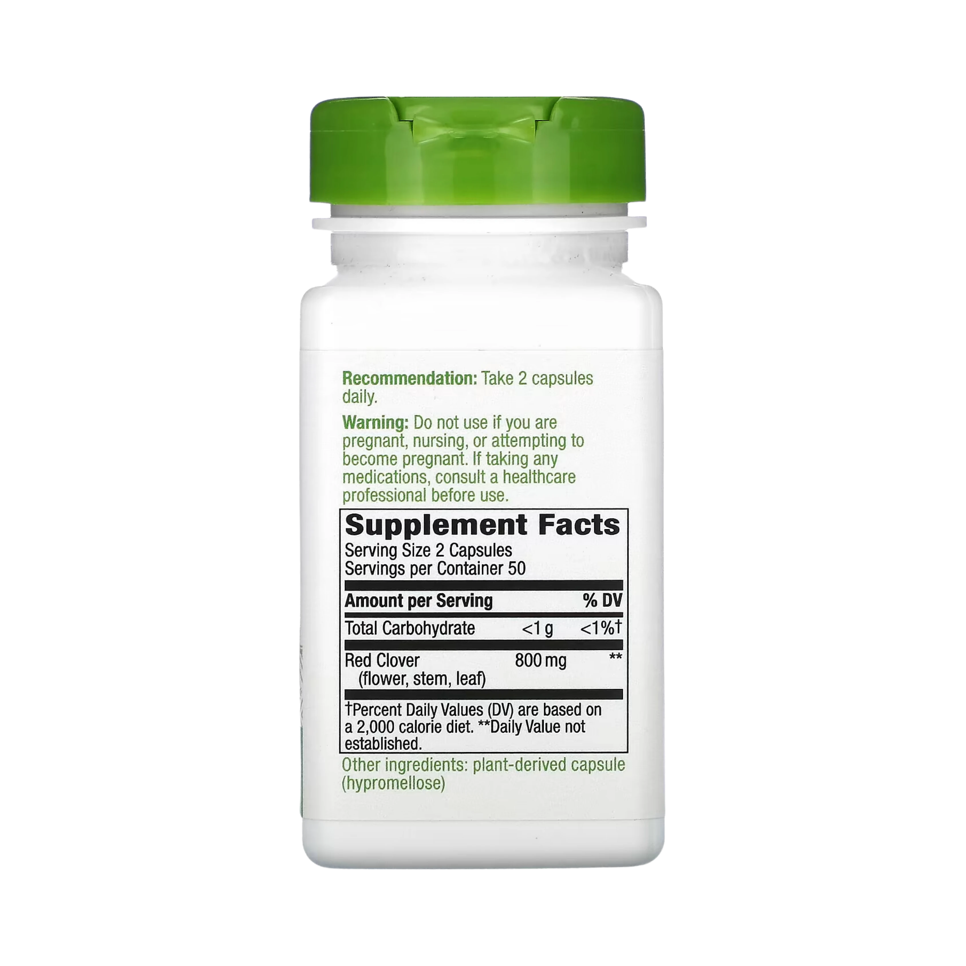 Nature's Way, Red Clover Blossom, 100 Capsules