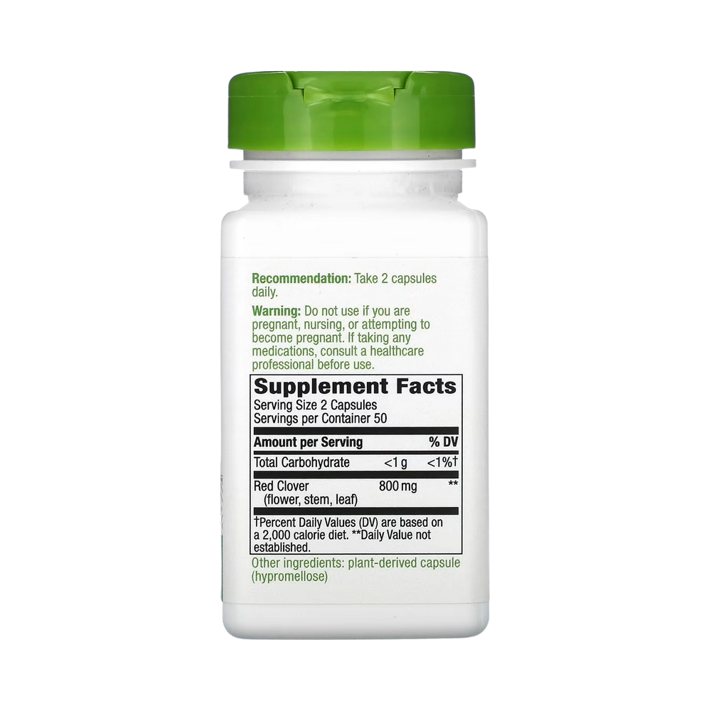 Nature's Way, Red Clover Blossom, 100 Capsules
