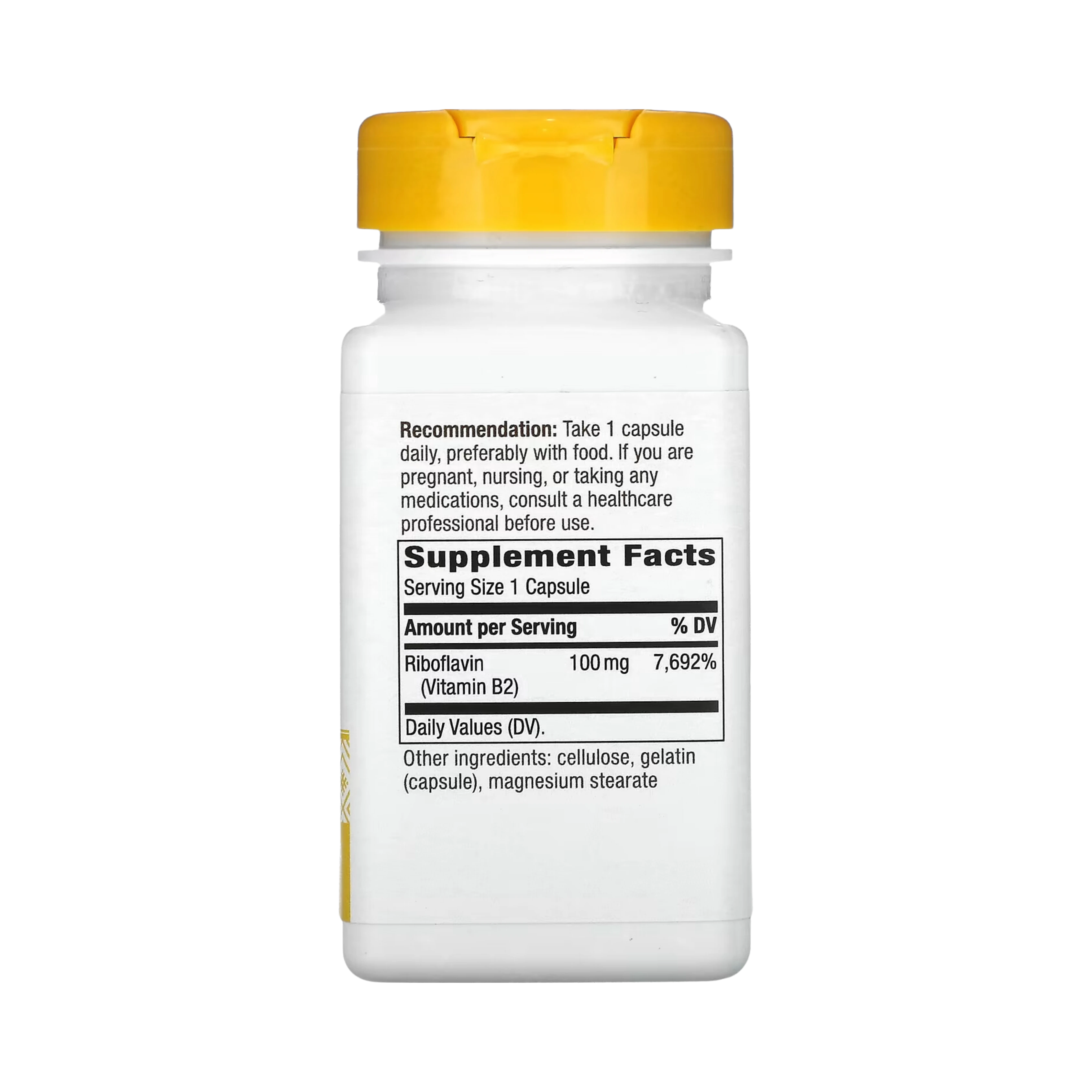 Nature's Way, Riboflavin Vitamin B2, 100 Capsules