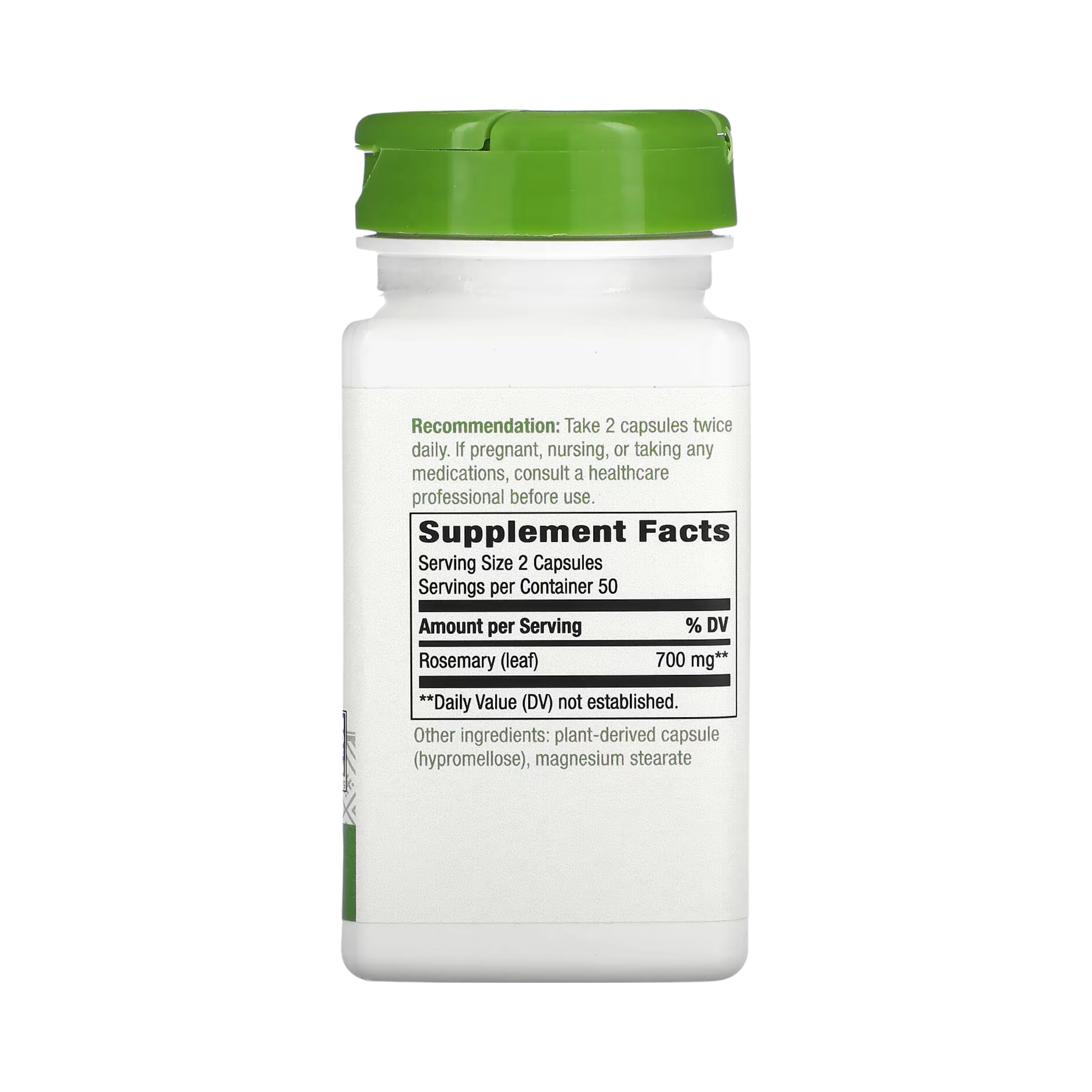 Nature's Way, Rosemary Leaf, 100 Capsules