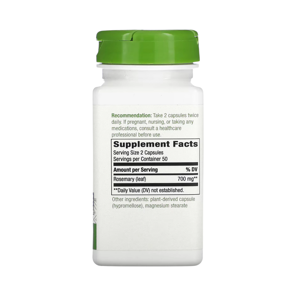 Nature's Way, Rosemary Leaf, 100 Capsules