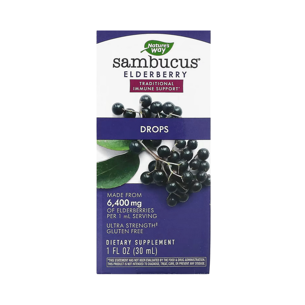 Nature's Way, Sambucus Drops, 1 Oz