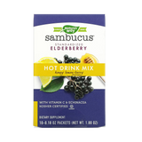 Nature's Way, Sambucus Hot Drink Mix, Honey Lemon Berry Flavoured, 10 Packets